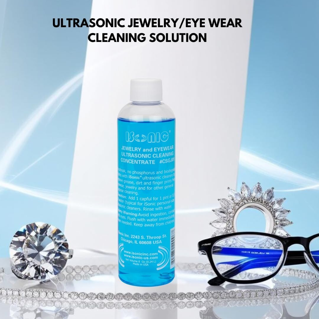Isonic Csgj01-8Ozx1 Ultrasonic Jewelry/Eye Wear Cleaning Solution Concentrate image number 4