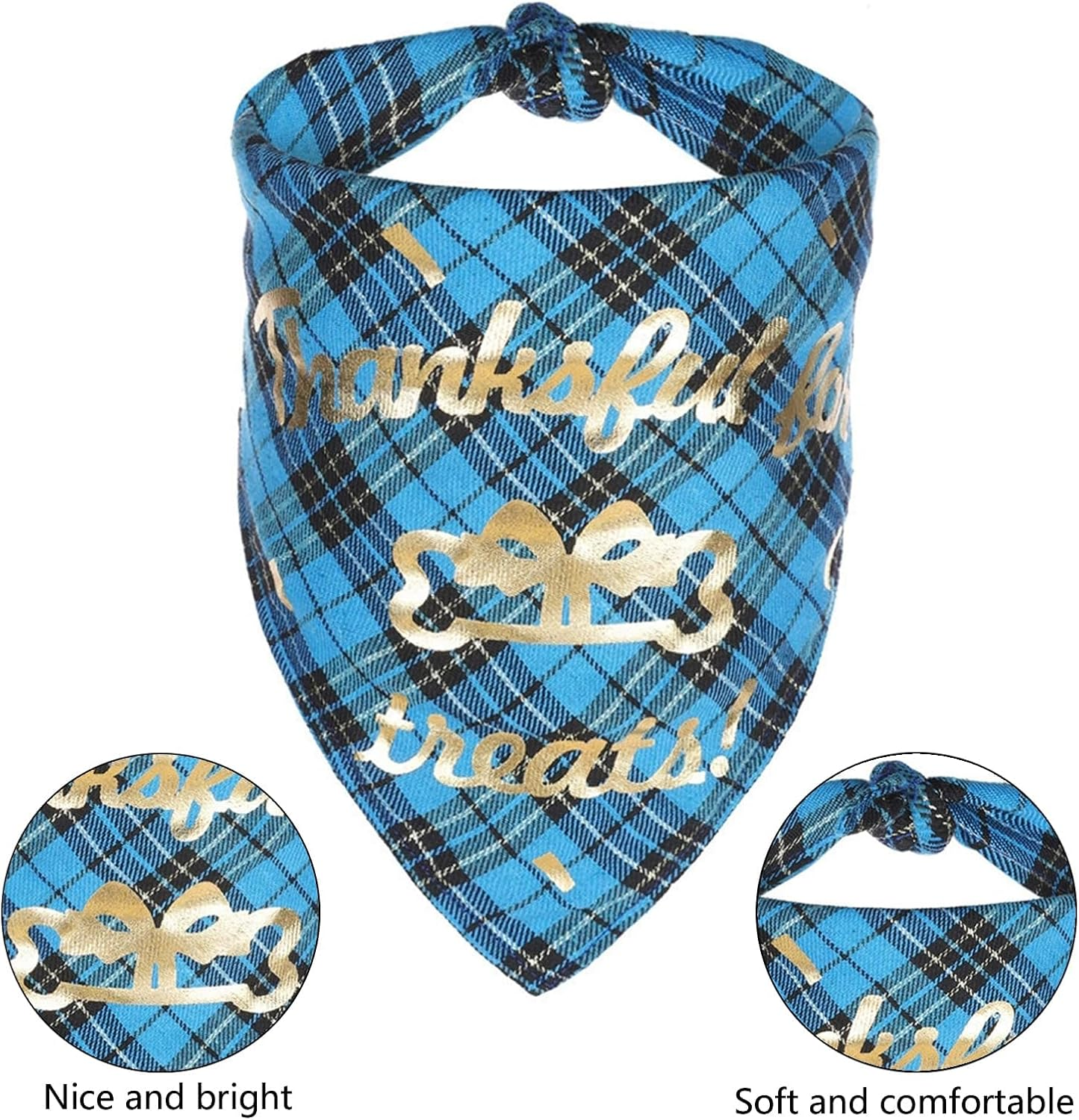 Dog Birthday Party Supplies, Dog Birthday Set Bandana Hat Banner Balloon Bowtie Triangle Scarf Cat Party Accessories Pet Boy/Girl Decoration Set (Blue) image number 4