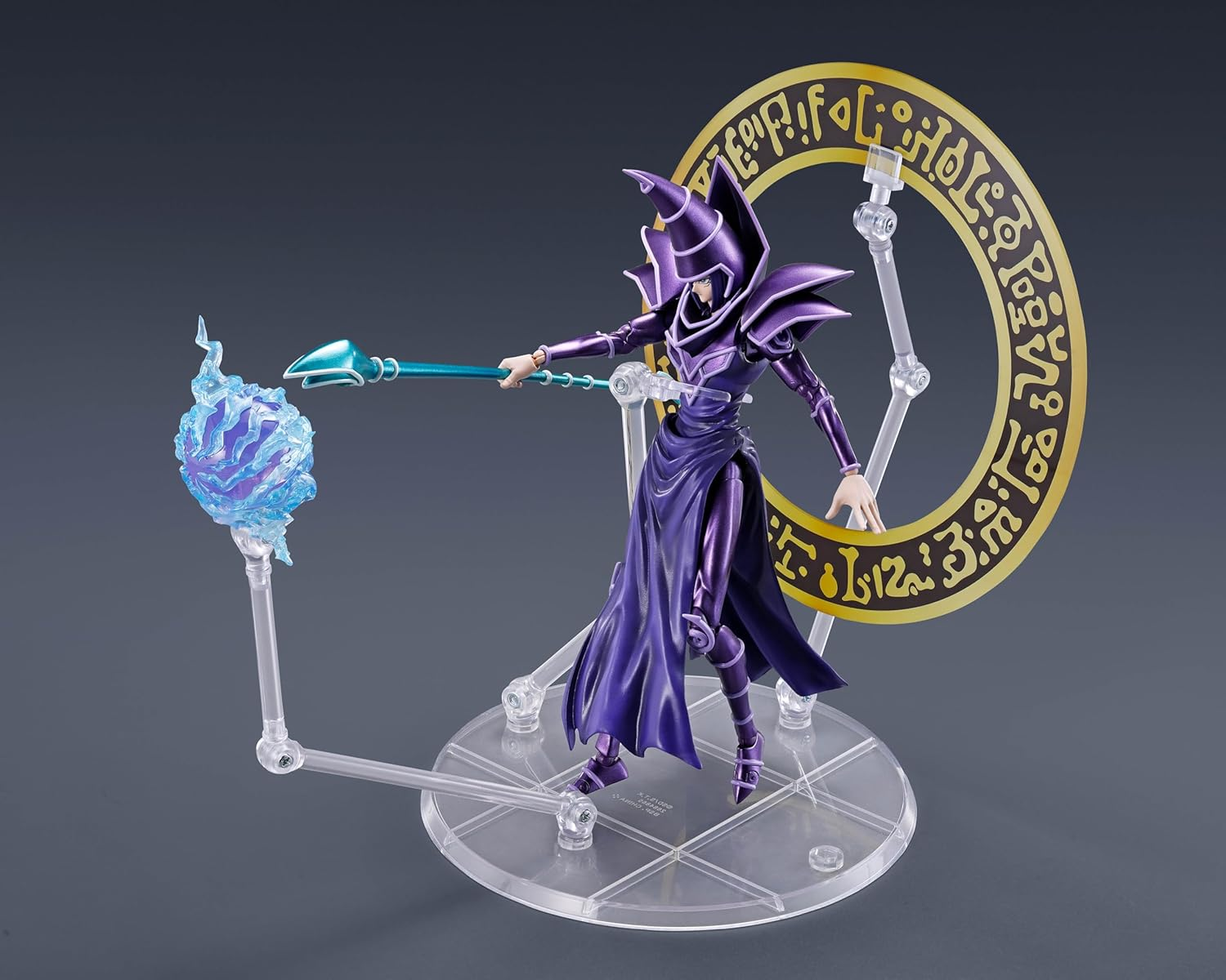 TAMASHII NATIONS S.H.Monsterarts Yu-Gi-Oh! - Dark Magician image number 6