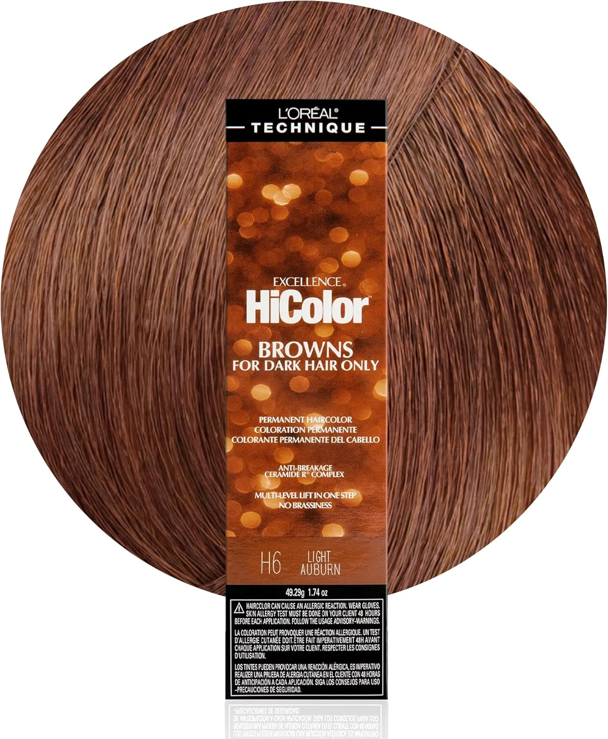 Loreal Excellence Hicolor H07 Tube Sizzling Copper 1.74 Ounce (51Ml) (3 Pack)
