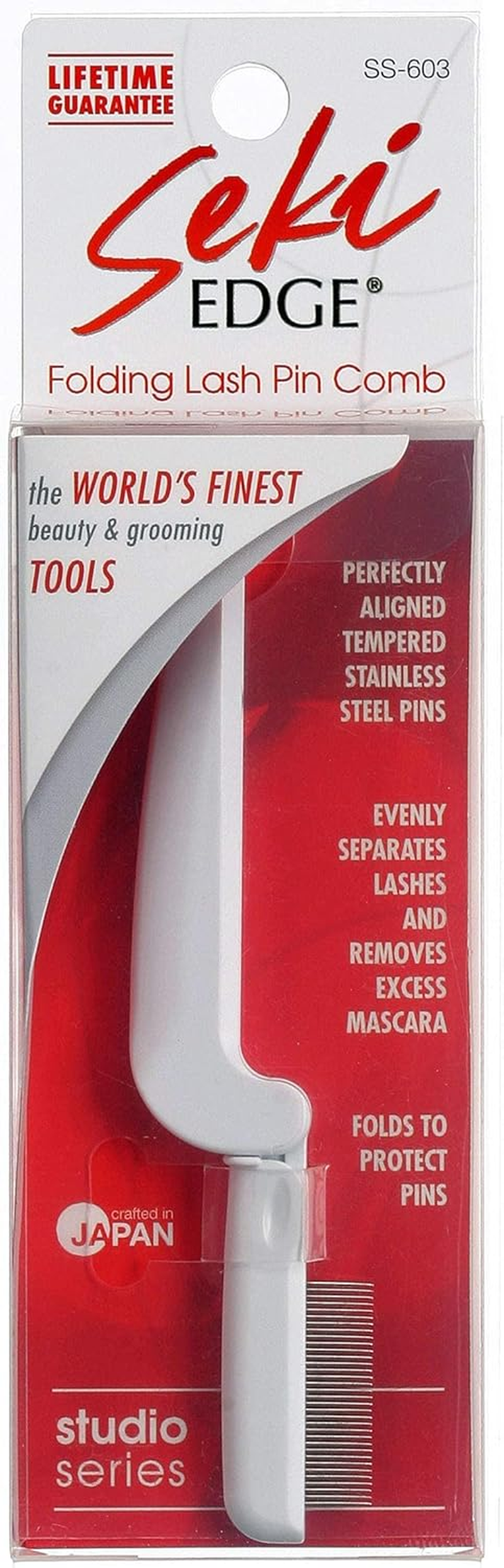 SEKI EDGE SS-603- Folding Lash Pin Comb image number 4