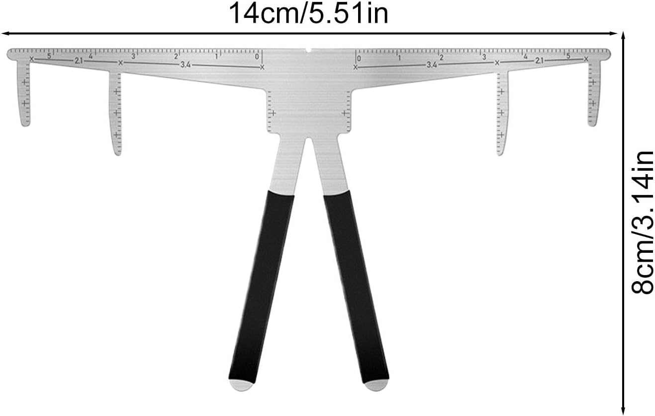 Shurzzesj Eyebrow Mapping Tool | Accurate Eyebrow Shaper Tool Positioning Ruler | Sturdy Brow Measuring Tool Eyebrow Positioning Tool for Drawing Eyebrows