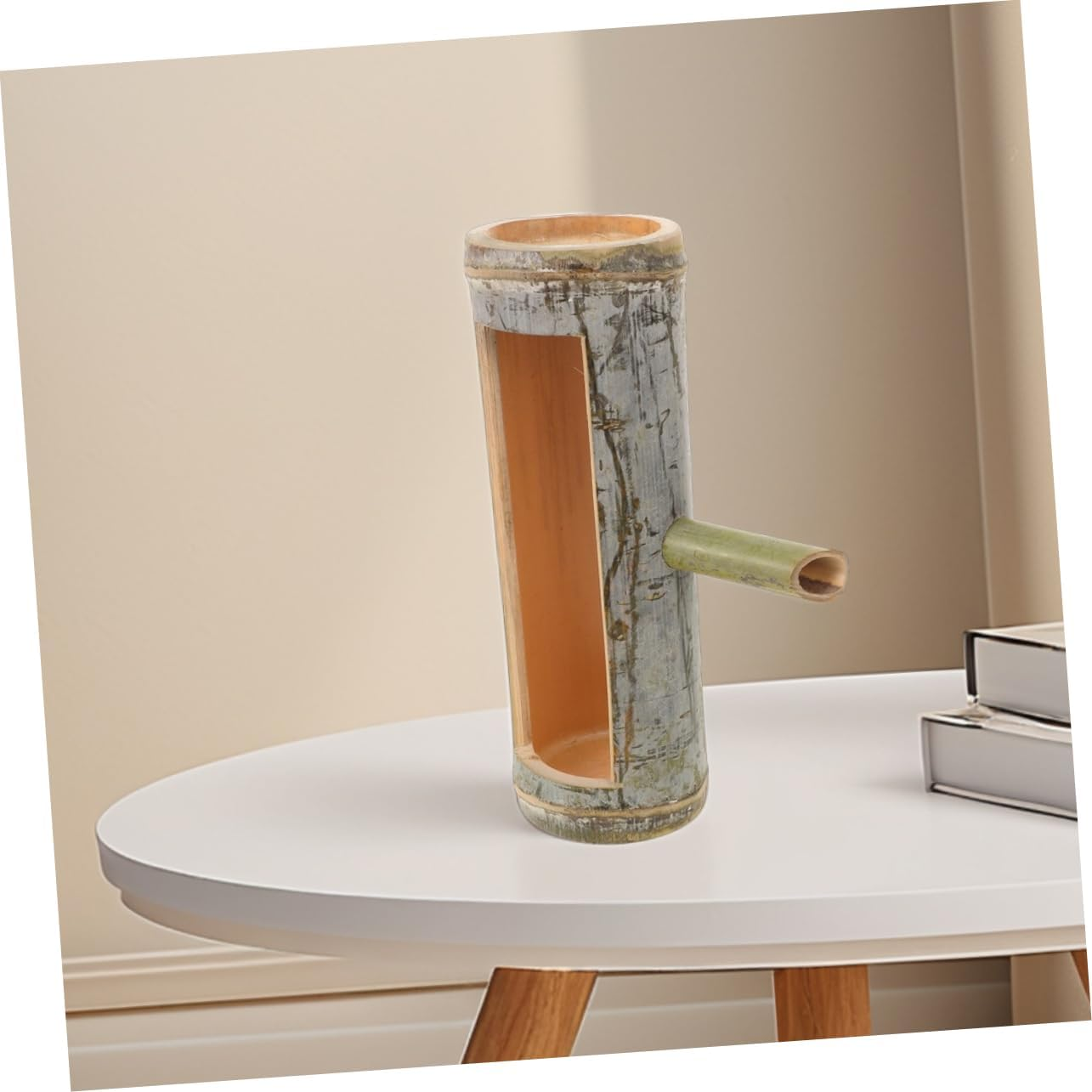 Generic Bamboo Water Accessories Japanese Decor Bamboo Garden Fountain Pond Bamboo Water Feature Natural Bamboo Water Feature Japanese Garden Fountain Bamboo Water Fountain image number 1