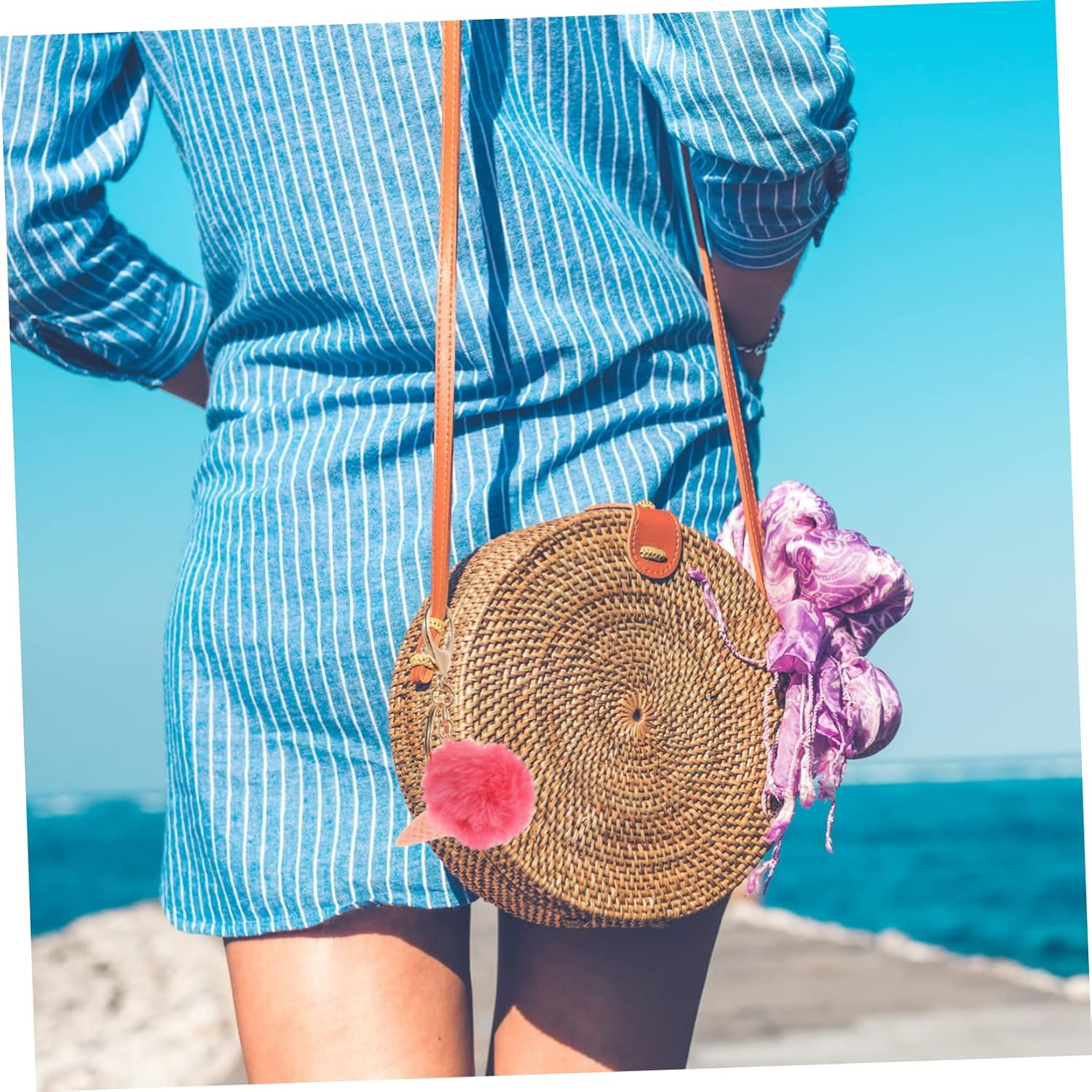 WESIEVYA 3Pcs Adorable Plush Ice Cream Keychain Cute Keyring for Keys Bags Backpacks Hanging Pendants for Women and Boys and Girls image number 2