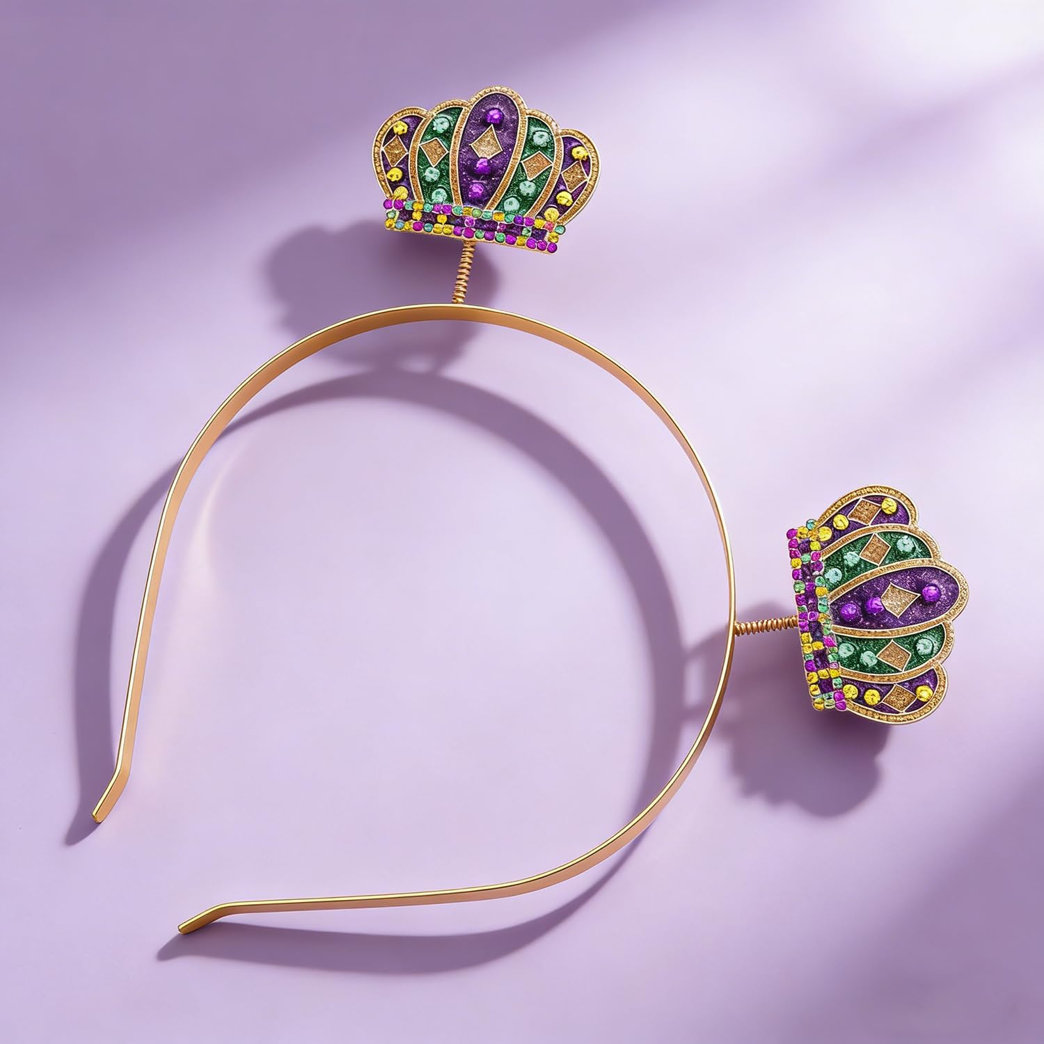 MOLOCH Christmas Headband Christmas Bow Hairband Red Green Tassel Headband Carnival Xmas Costume Holiday Hair Accessory Gifts - Christmas Bow image number 5