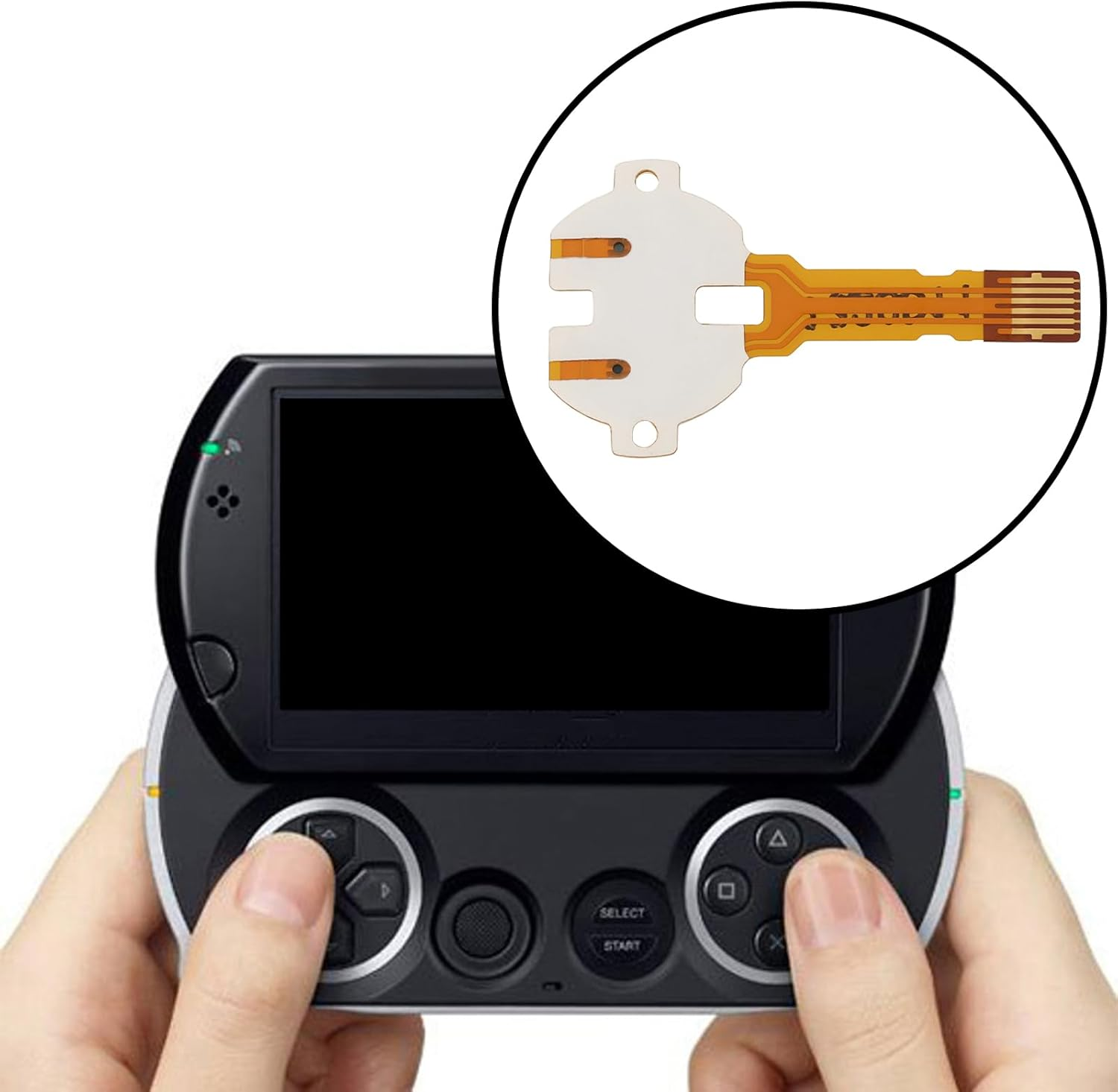 Emagtech Start Select Funtion Buttons Flex Ribbon Cable Compatible with PSP Go image number 4