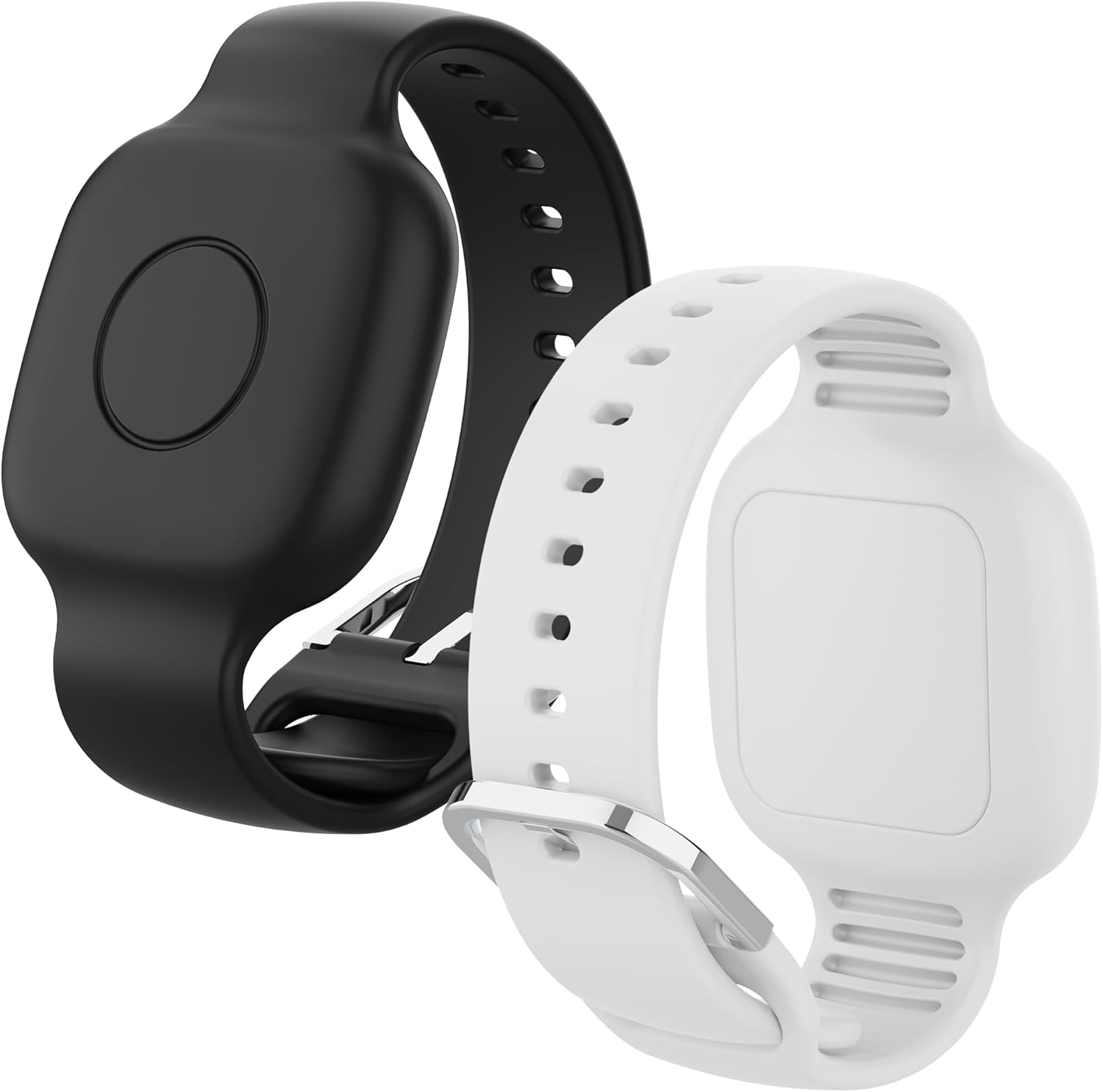 Skyarmor Waterproof Silicone Bracelet for Tile Mate 2024/2022, Hidden GPS Tracker Holder for Kids, Teens & Elderly, Adjustable Anti-Lost Wristband, Durable, Lightweight, Comfortable Fit &ndash; Black/Blue