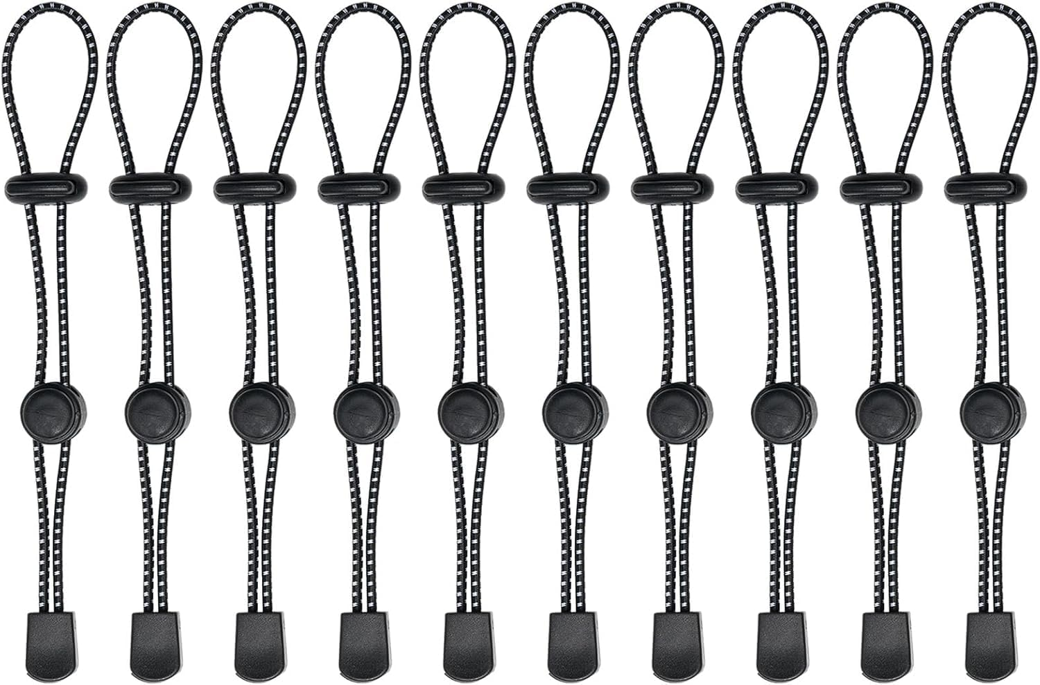 Backpack Elastic Rope Fixing Buckle,10Pcs Backpack Hiking Stick Holder Straps,Backpack Hiking Poles Holder Fixing Elastic Rope,Walking Hiking Pole Holder Straps,Hiking Pole Holder Straps for Backpack image number 5