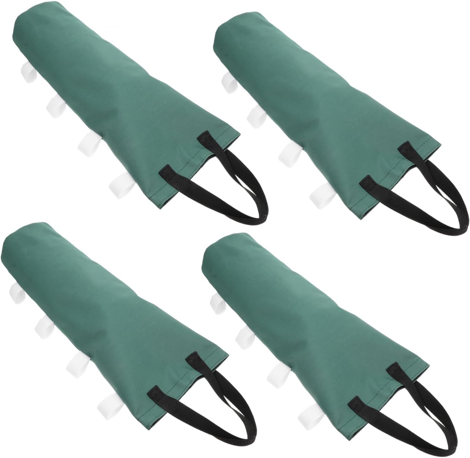 Abaodam 4Pcs Tent Weights Water Sand Fillable Umbrella Base Weight Bags for Outdoor Canopy Beach Umbrella and Camping Activities Portable and Windproof