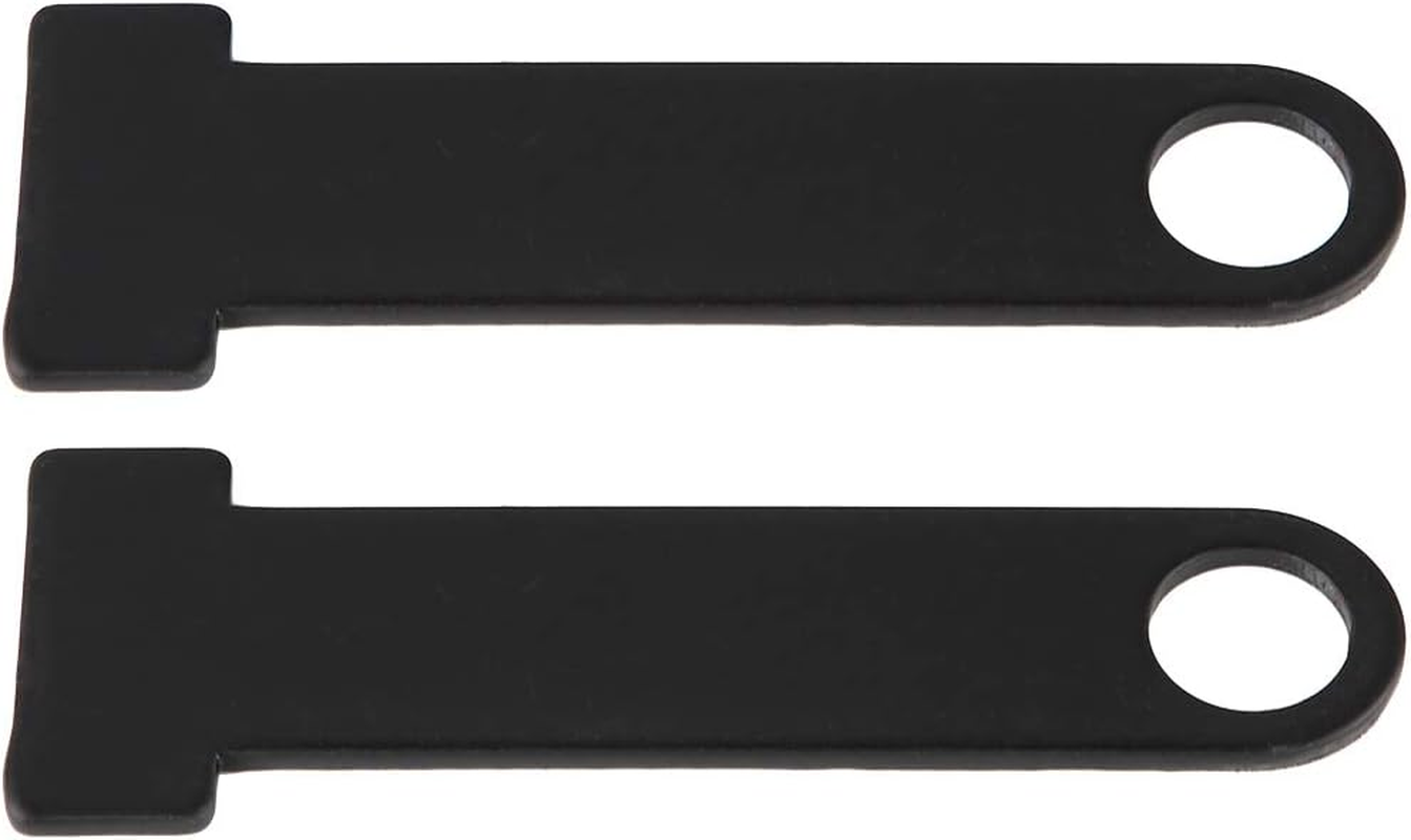 Qii Lu Helmet Strap D-Ring Lock Stainless Steel Motorcycle, Steel Ring Lock Universal (Silver & Black) image number 2