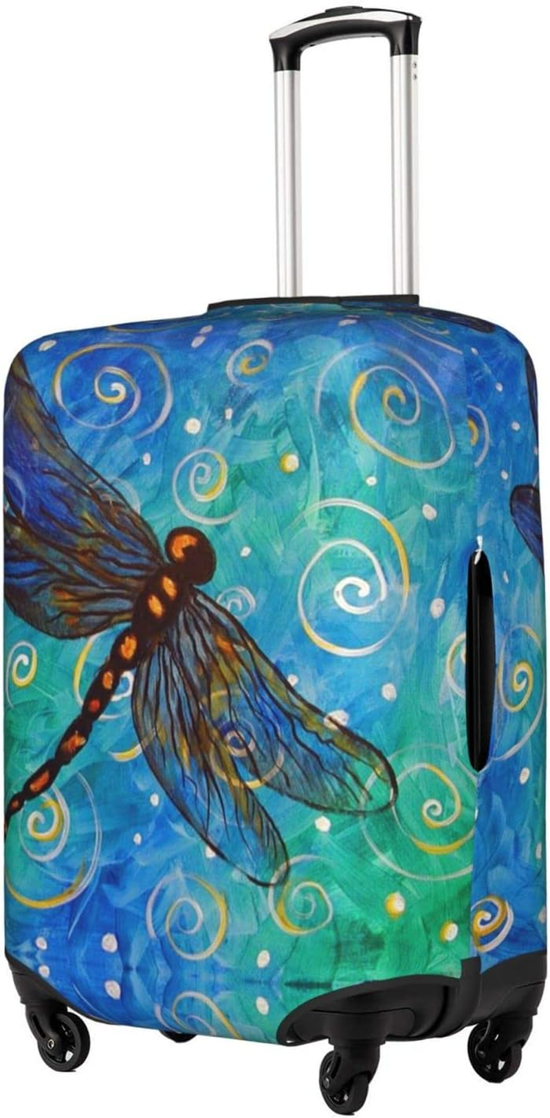 Dragonfly Luggage Cover Anti-Scratch Suitcase Protector Fits 18-32 Inch Luggage image number 3