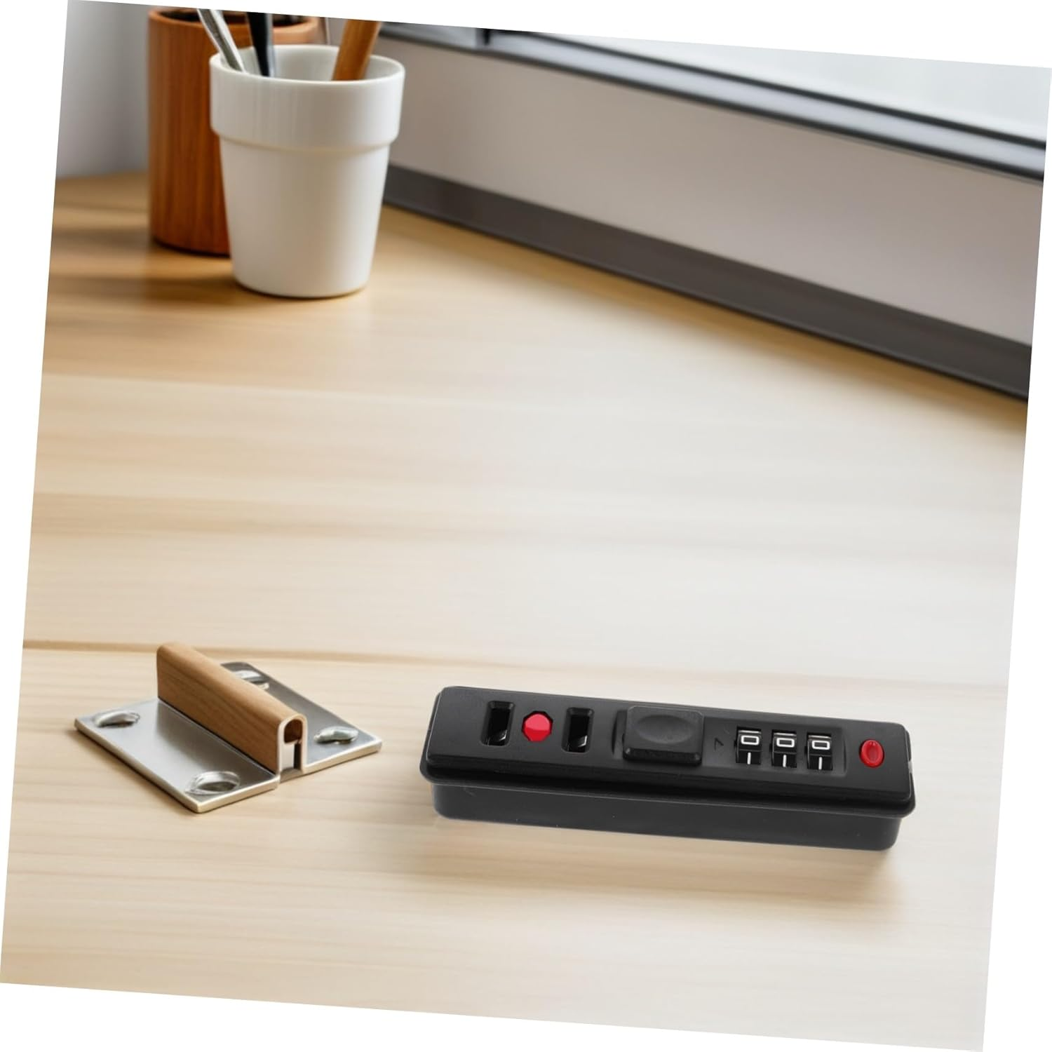 ROMISBABA Luggage Lock Replacement with Combination Password Travel Padlock for Suitcases Easy Installation Keyless and Leisure Trips image number 1