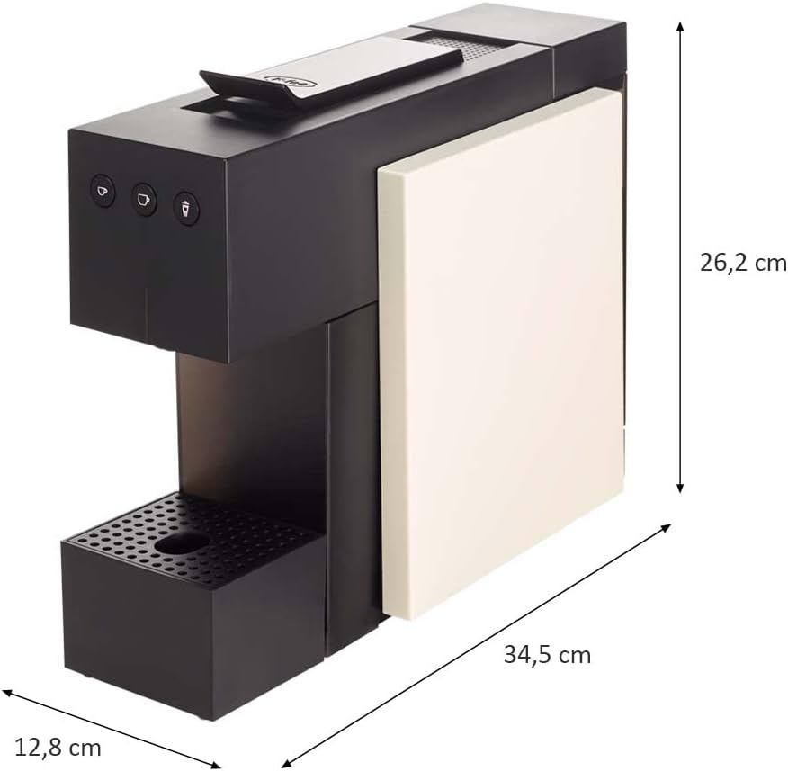 K-FEE Square Capsule Machine for Coffee, Tea & Cocoa, Compact Coffee Machine, Quick Heating, 0.8 L Water Tank, 19 Bar, Nude Colour - Nude image number 4