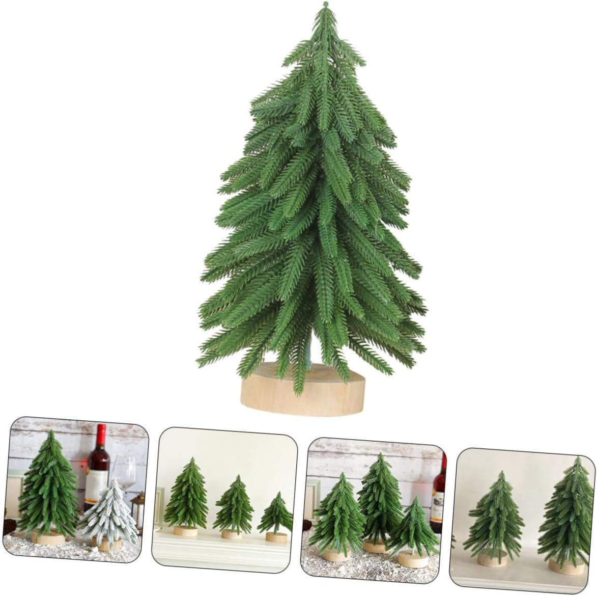 Mini Christmas Tree Decor Artificial Pine Tree for Home Shop and Festival Scene Decor Tabletop Ornament