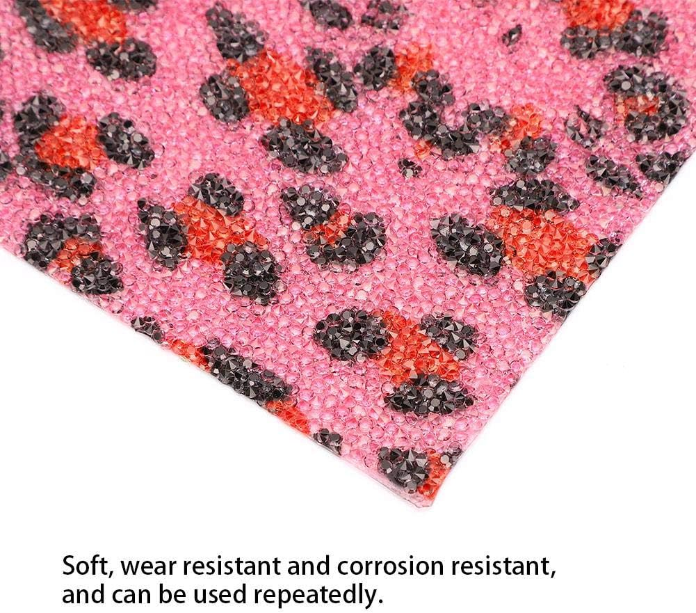 Bright Color Nail Art Table Mat, Material Durable Manicure Hand Holder, Home Beauty Shop Nail Art Salon(07-Pink Leopard Print) image number 1