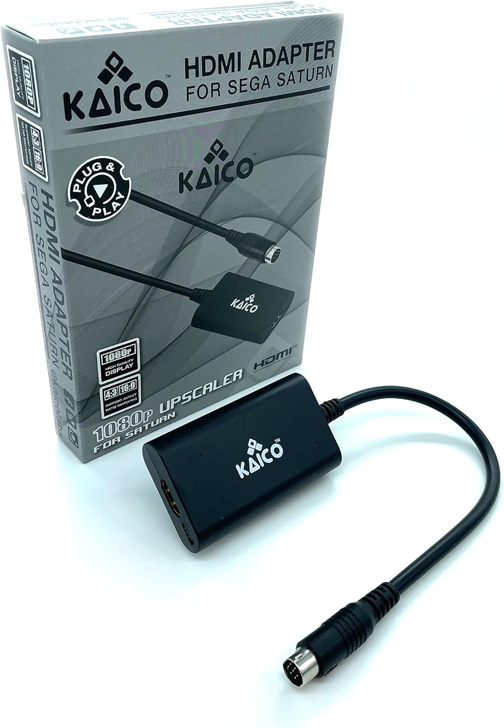 Kaico SEGA Saturn 1080P HDMI Adapter - for Use with Sega Saturn - Supports S Video Output &ndash; Supports PAL and NTSC Consoles &ndash; Aspect Ratio Switch for 16:9 or 4:3 image number 4