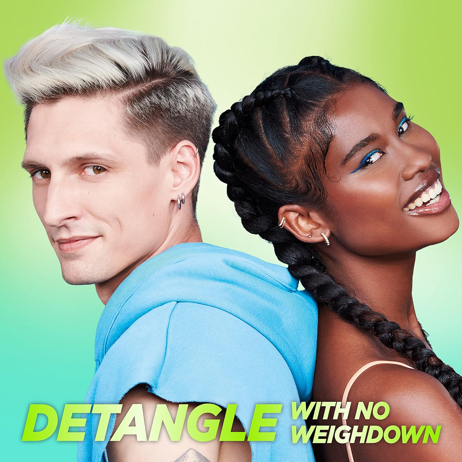 Garnier Fructis Pure Clean Detangler + Air Dry Spray, 5.0 Fl Oz, 2 Count (Packaging May Vary) image number 6