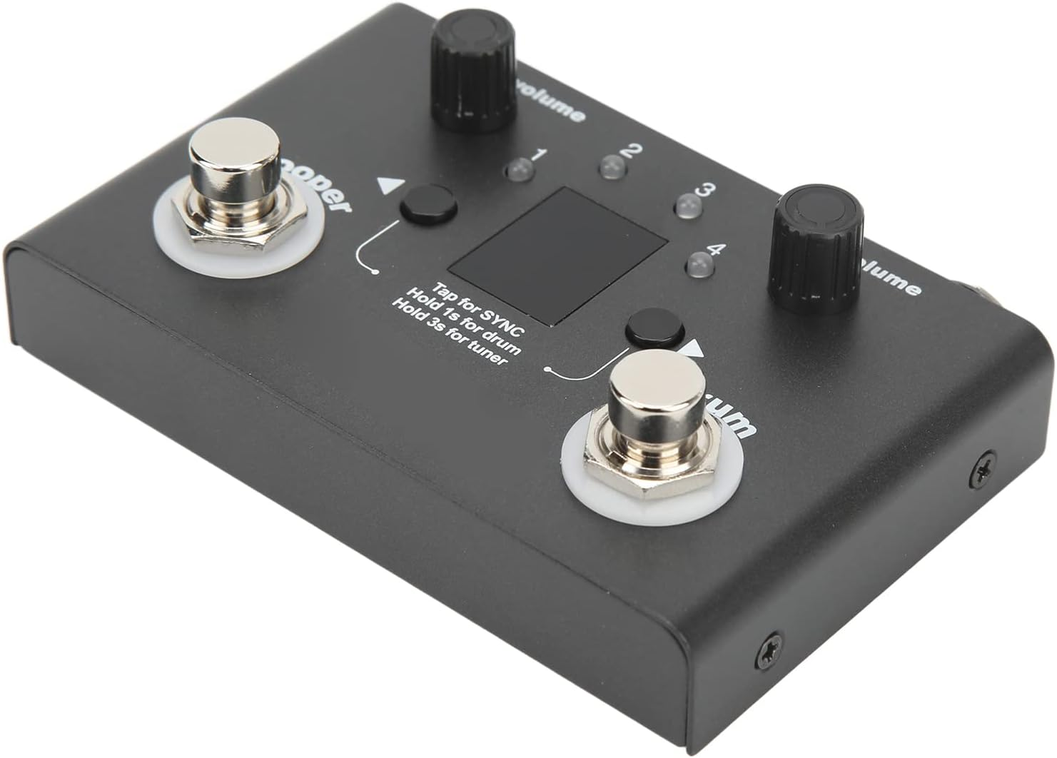 Drum Looper Pedal 4 Storage Location 11 Minutes Recording Time Metal Loop Effect Pedal for Creative Musicians image number 4