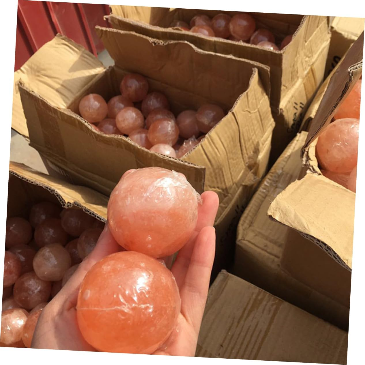 MERRYHAPY Salt Soap Mineral Rich Crystal Stone Great for Bath and Spa Exfoliation