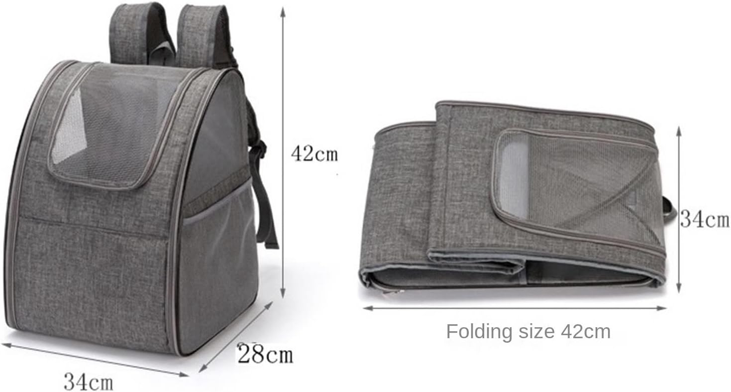 Cat Bag Dog Carrier Pet Carrier Pet Carrier Backpack Cat Travel Bag Lightweight Pet Carrier for Dogs Cats Travel Hiking Cat Carrier Pet Bag Carrier(Color:Black) - Onecolor image number 6