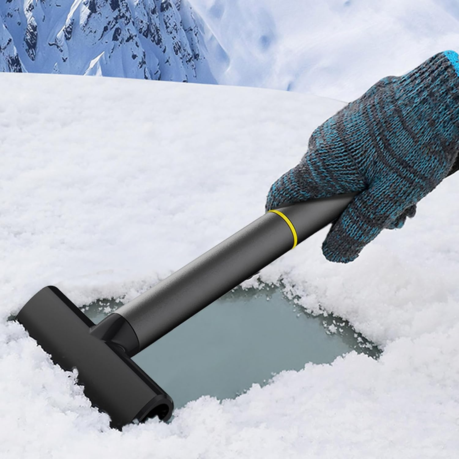 Ice Scraper - Cleaning Shovel | Snow Shovel,For Rvs Car Truck Windshield Home Window Cleaning Winter Automotive image number 1