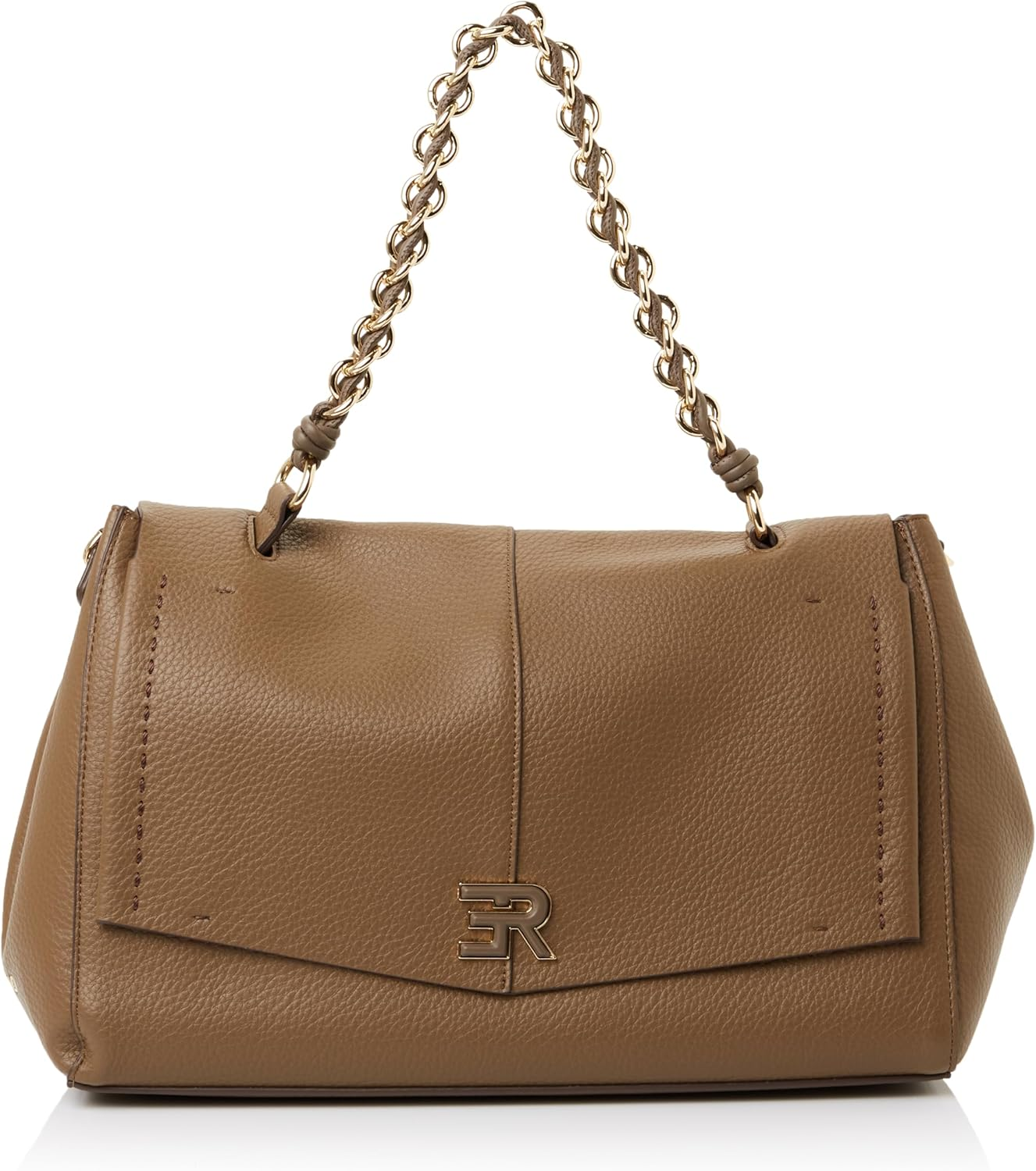 ERMANNO FIRENZE Unisex EBA Aw25 Large Flap, Army Green image number 3