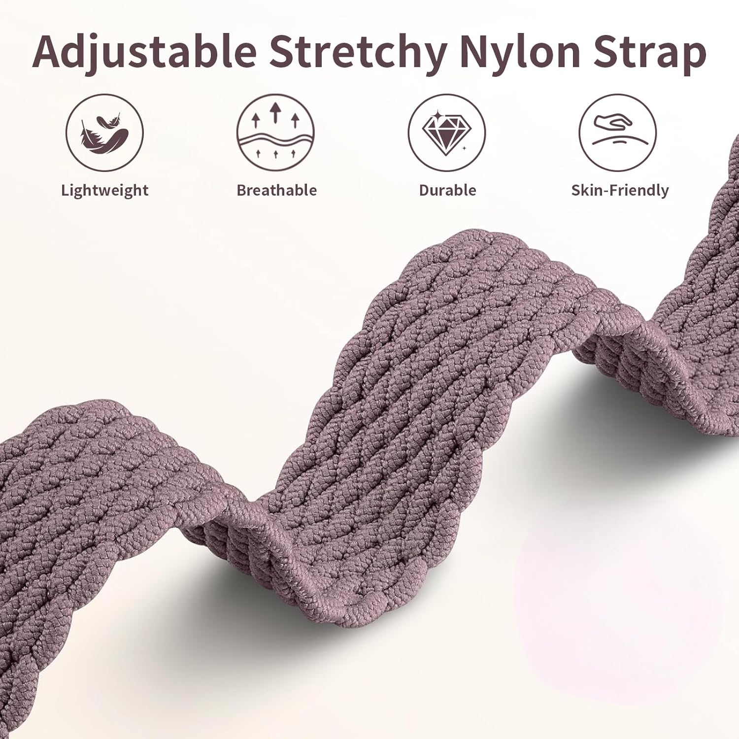 Nylon Strap Compatible with Apple Watch Strap Ultra 2/Ultra 49 Mm 46 Mm 45/44/42 Mm (Series 3 2 1) image number 6