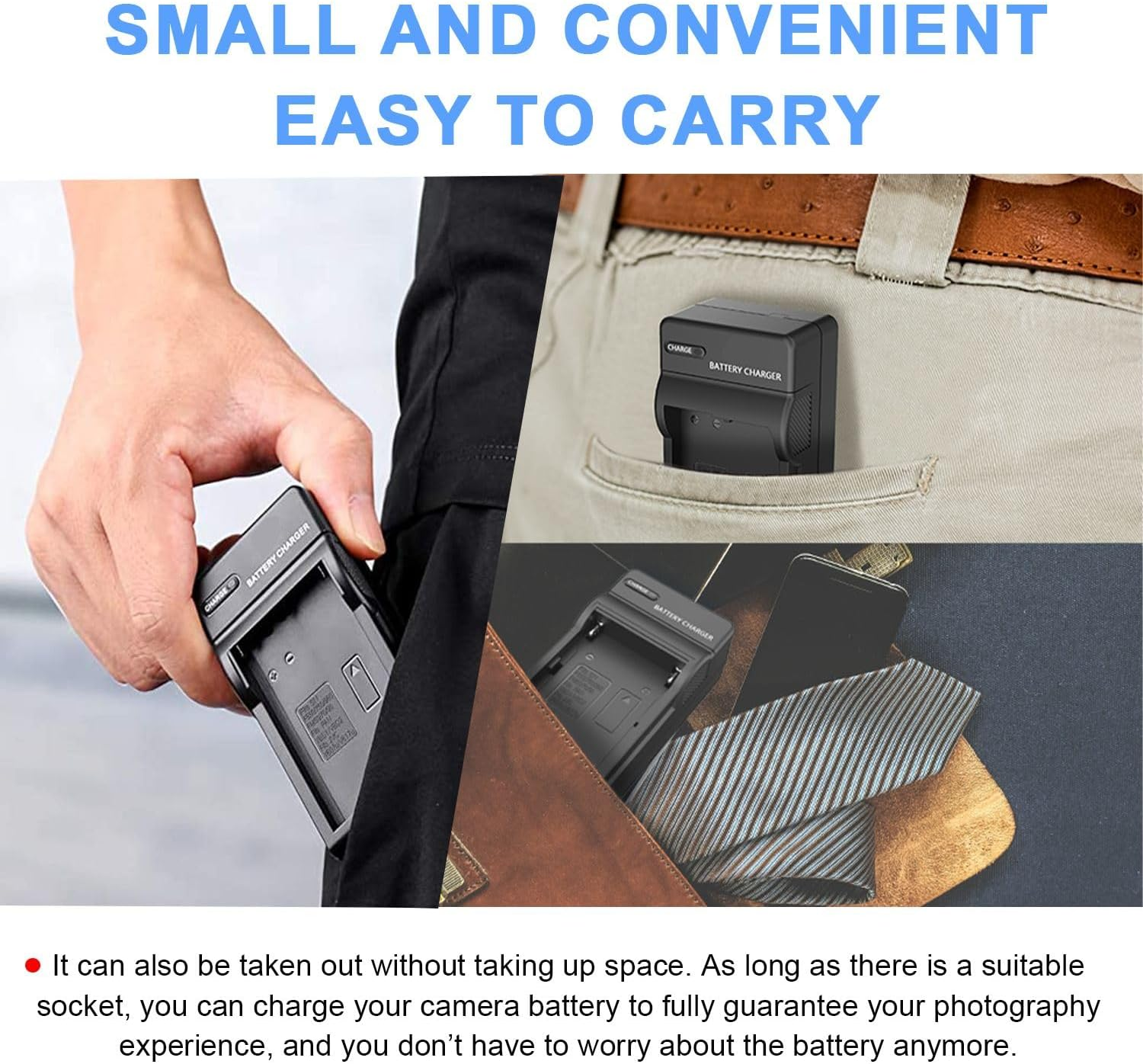 KWTOUL NP-F550 Battery Charger Compatible with Sony NP F970, F960, F770, F750, F570, F530, F330, CCD-SC55,TR516,TR716, TR818, TR910, TR917, CN160, CN-216, Feelworld Field Monitor & More image number 4