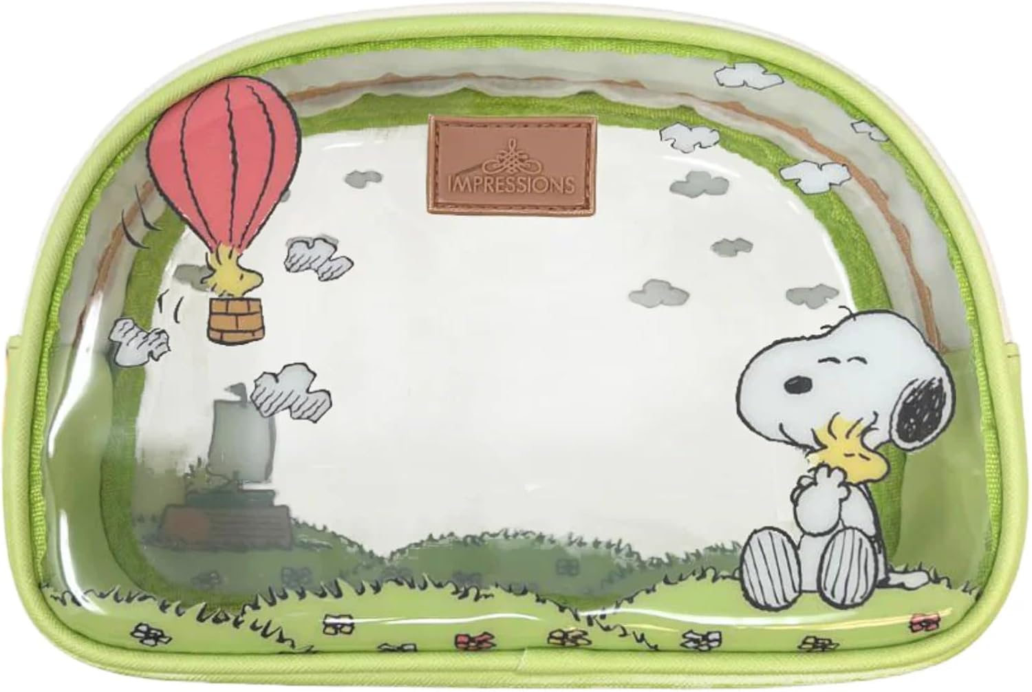 Impressions Vanity Peanuts SNOOPY 3 Piece Makeup Bag Set Includes Large, Medium, and Small Pouches, a Stylish Makeup Organizer Bag with Nested Design, and a Travel Cosmetic Bag for Women image number 2