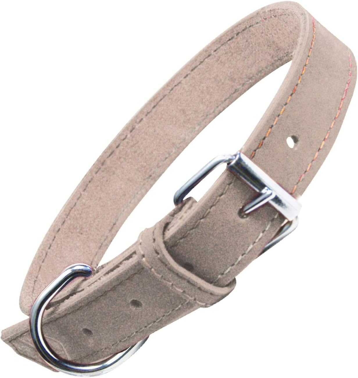 Gloria Nubuck Leather Dog Collar (60Cm) (Green), Green, 7 3/8 image number 4