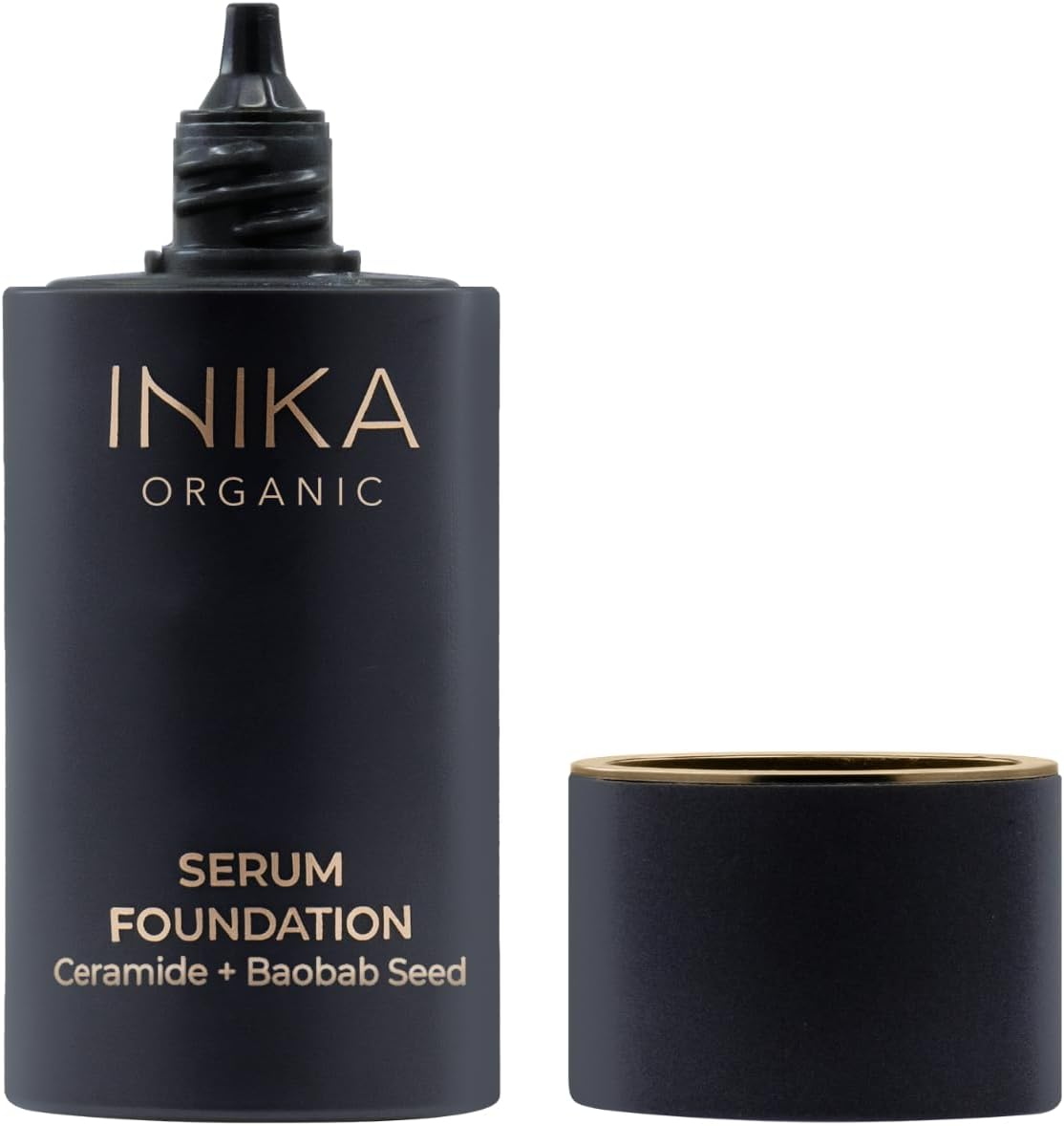 Organic Serum Foundation | Vegan, Buildable Coverage, Weightless Second Skin Feel, Transfer Proof with Skincare Ingredients in Sustainable Packaging. Brilliant 25Ml (Fearless)
