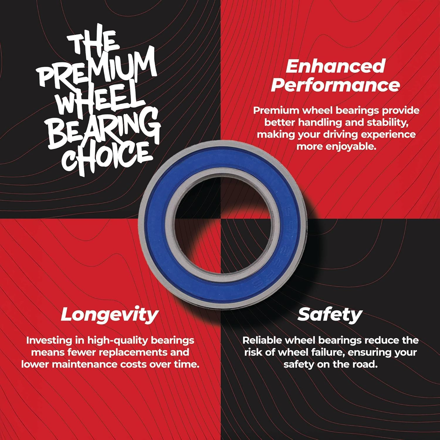 All Balls 25-1482 Wheel Bearing Kit image number 5