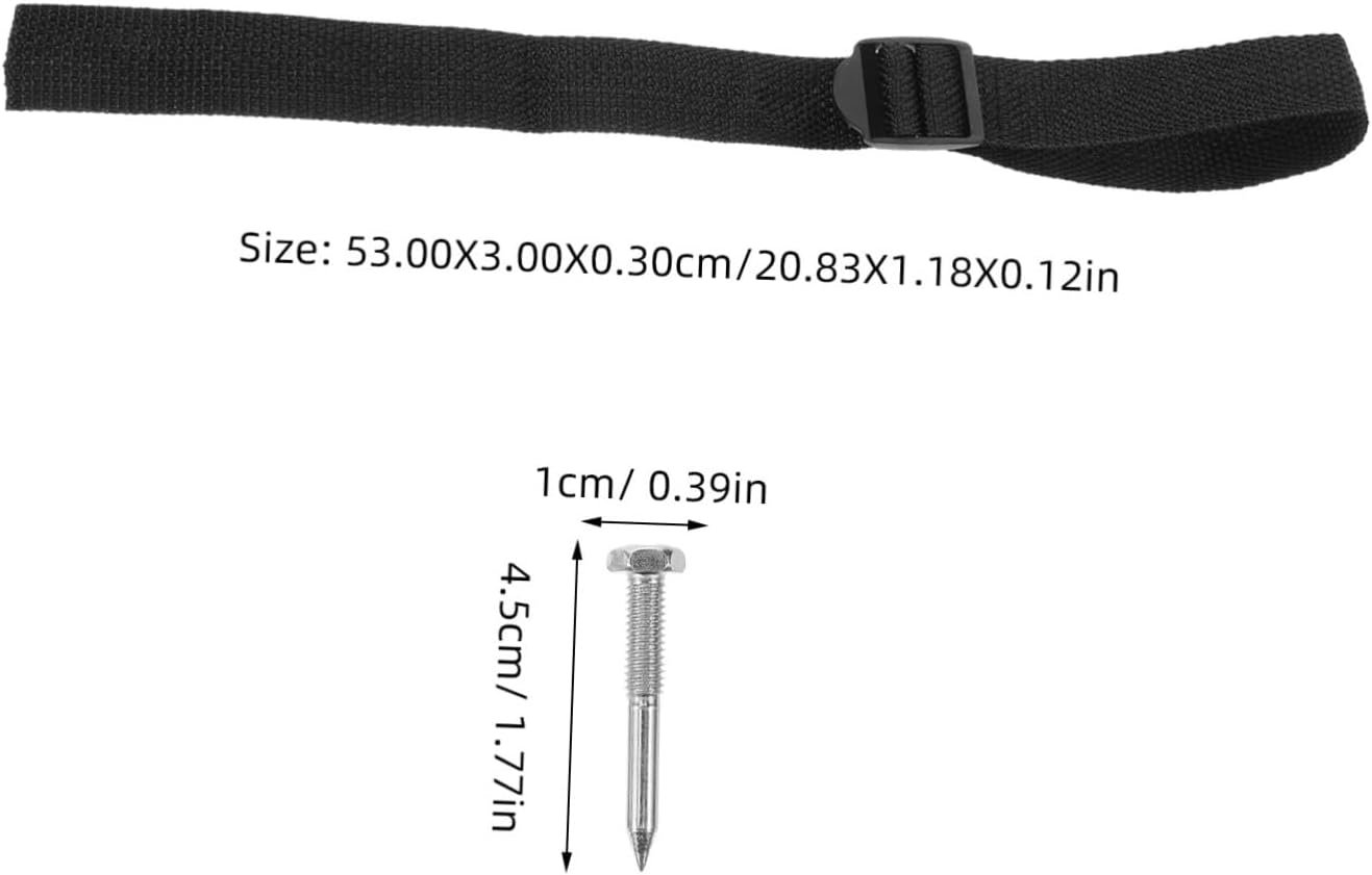 ORFOFE Lawn Aerator Shoes Band of Garden Aerator Shoes Spikes for Gardening High Strength Straps