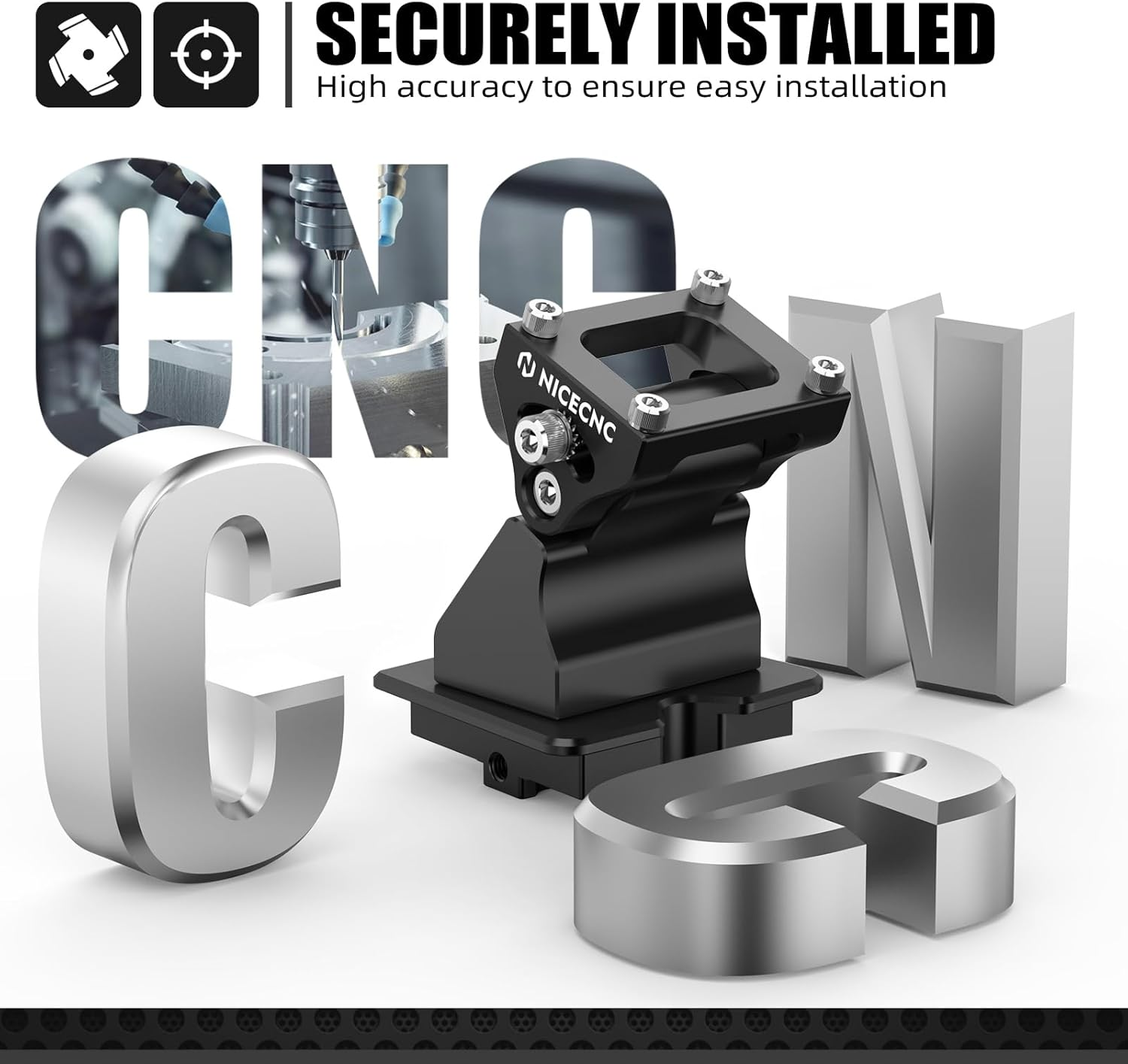 NICECNC Angle Adjustable GPS Phone Mount Compatible with KTM 390 Adventure 2020-2023,790 890 Adventure R/S/Rally 2019-2022,Husqvarna Norden 901 2022-2023,Black