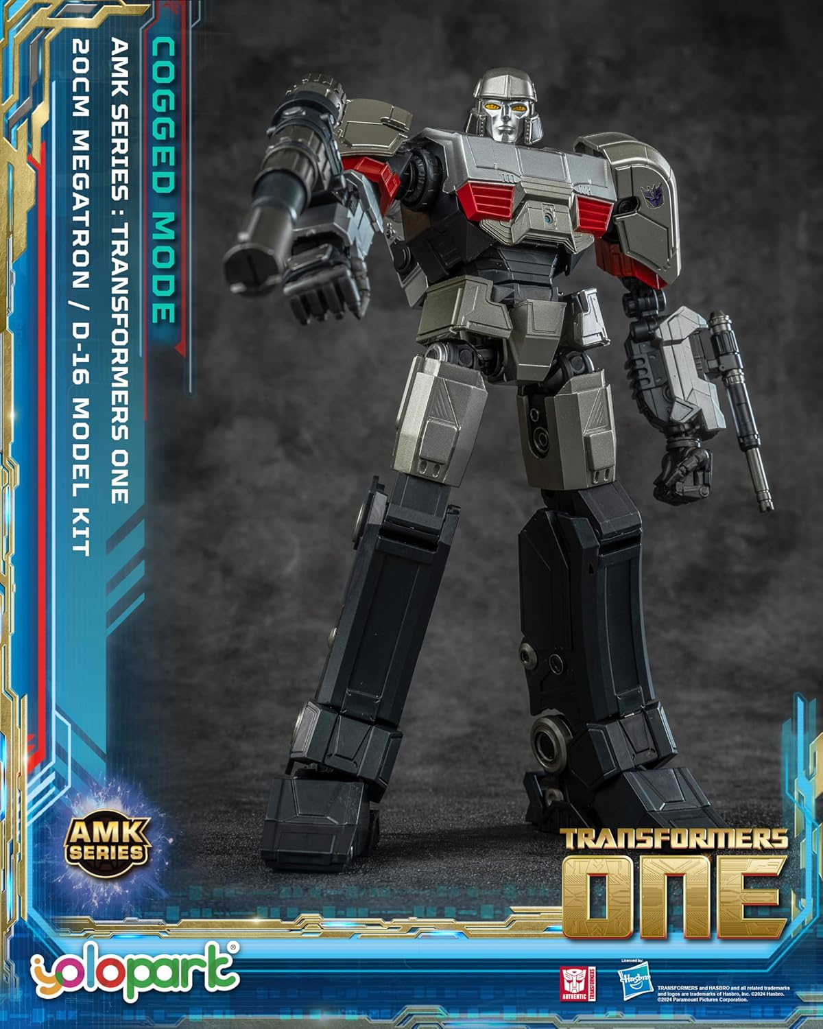 Transformers ONE - 20Cm D-16 [Megatron] Cogged Mode Model Kit - AMK Series image number 6