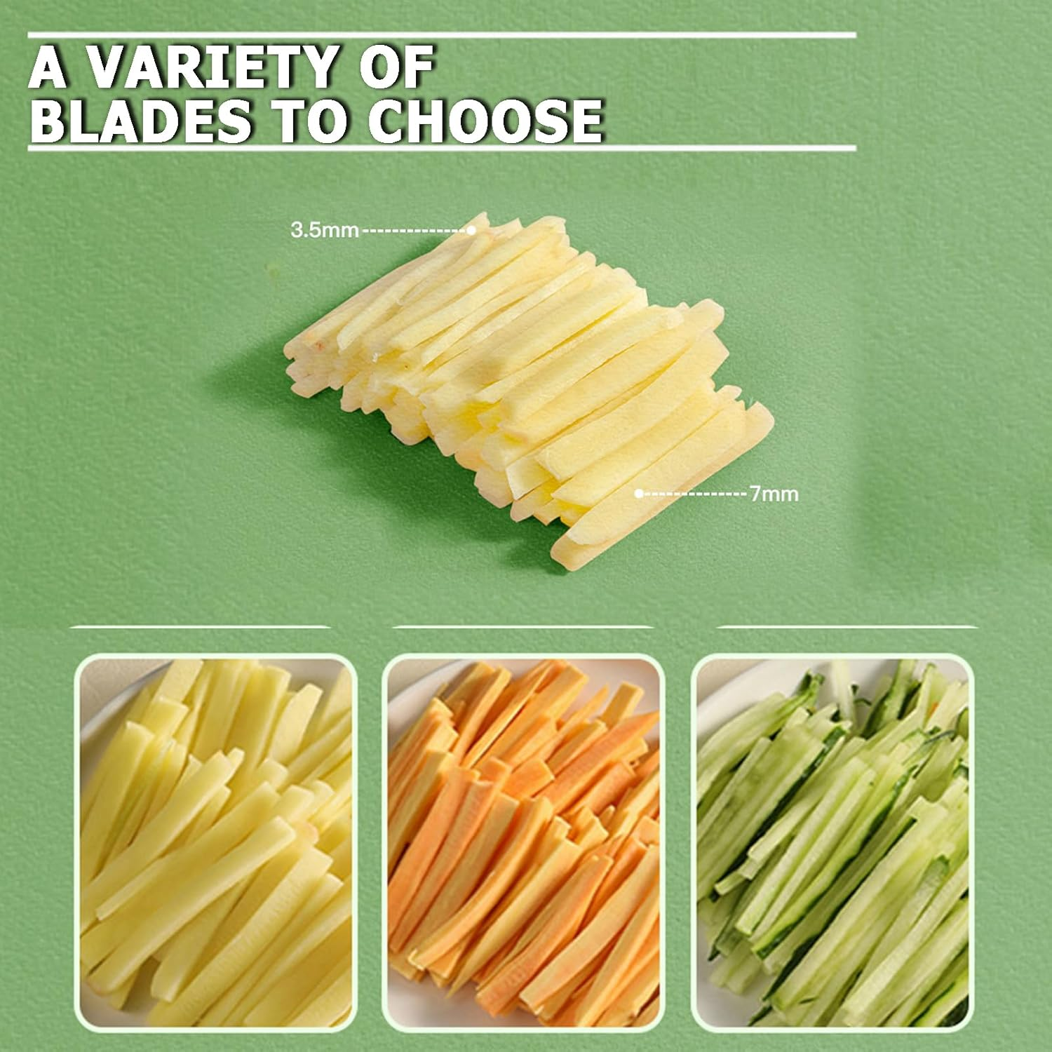 Vegetable Chopper, Multi-Function Manual Vegetable Cutter, Foldable Mandoline Vegetable Slicer with Crisper 3 Blades and Push Rod for Veggie Onion Potato Salad Food Chopper Chopper Kitchen Tools. image number 4