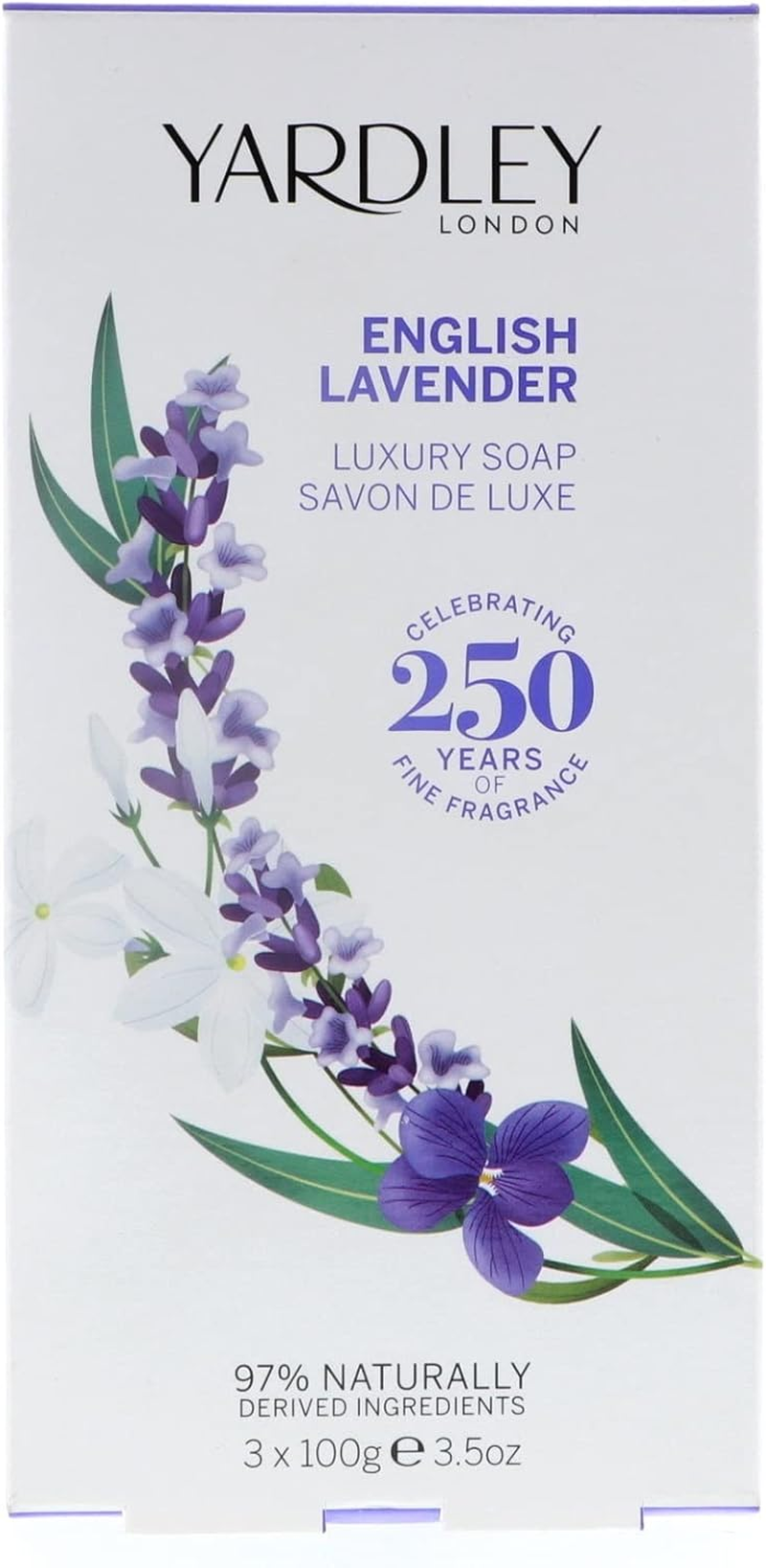 English Lavender by Yardley of London 3 Luxury Soaps image number 4