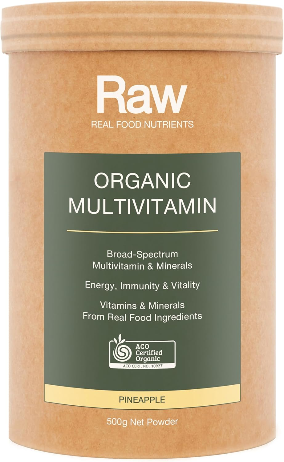 Raw Real Food Nutrients Organic Vitamin C - Passionfruit Flavour | Certified Organic, Plant-Based, Non-Synthetic | Immune Support, Collagen & Skin Health, Gut & Prebiotic Support &ndash; 200G image number 4