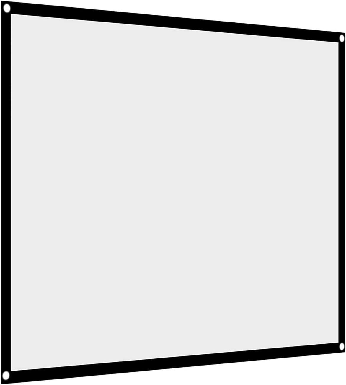 CHICIRIS Portable Projector Screen, 4: 3 Portable Screen Suitable for Outdoor Cinema, Translucent Screen [Slope Holes] (72 Inches)