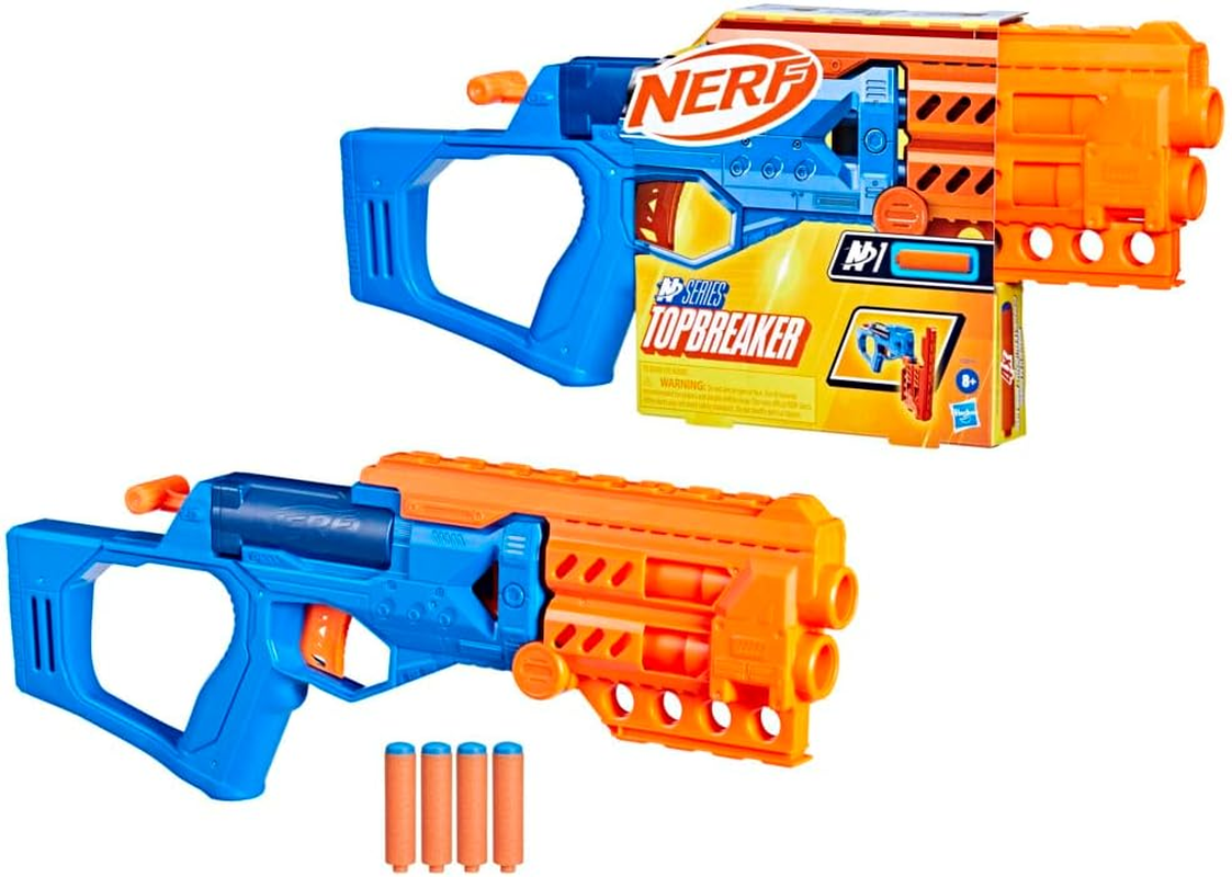 NERF N Series Topbreaker Blaster, Fits N Series, Includes 4 Official N1 Darts, Ages 8 and Up image number 2
