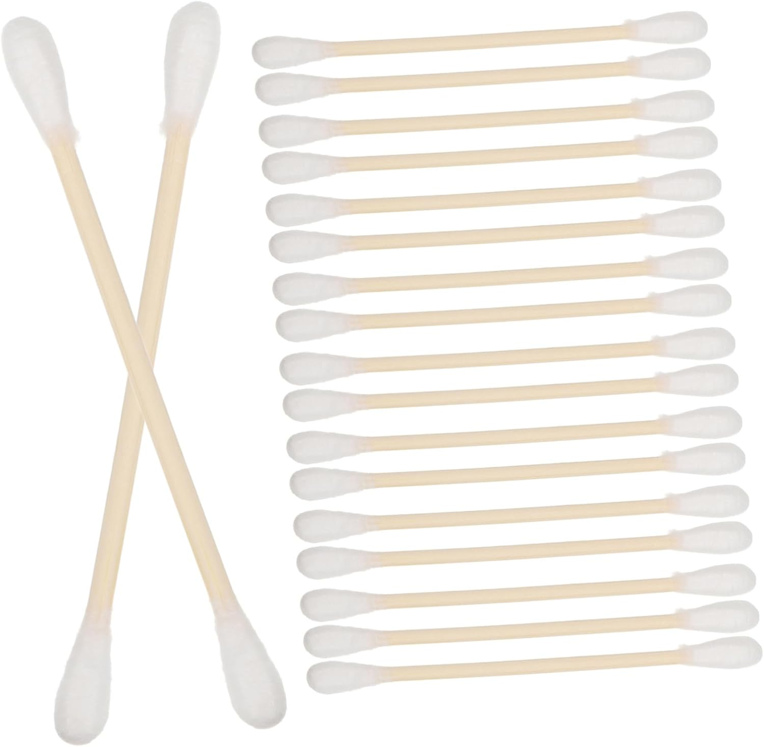 100Pcs Multifunctional Cotton Ear Swabs Disposable Dual-Head Cotton Swabs Wooden Handles for Makeup and Delicate Surface Cleaning for Electronics and Ear Wax Removal image number 5