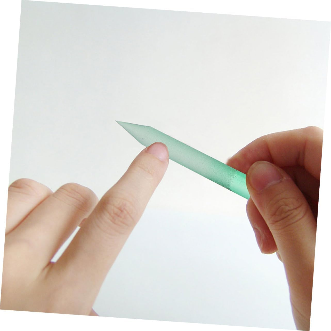 IWOWHERO 2Pcs Nail Files Glass Nail Files Crystal Manicure Kit Art Cuticle Remover