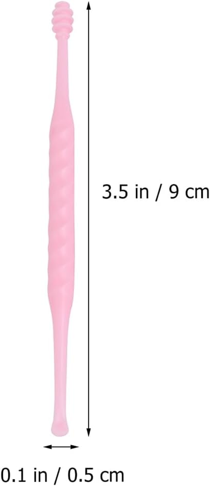 PACKOVE 10Pcs Plastic Ear Wax Cleaner Spiral Design Ear Spoon Reusable and Portable Efficient Washable Compact for Travel image number 5