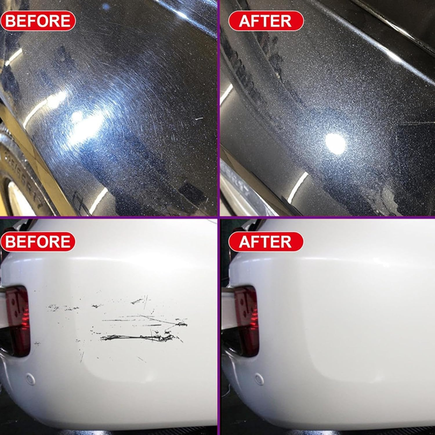 Car Scratch Remover, Easy to Apply, 120Ml, Car Wax Repair, Auto Paint Scratch Repair Agent, Fix Deep Scratches, Removes Defects, Adding Shine, for Detailing, Cleaning, Care & Vehicle Restoration image number 6