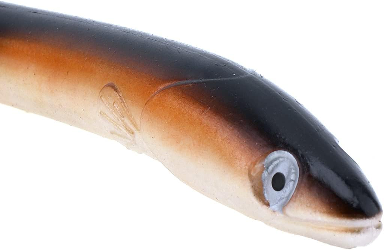 Origlam EEL Lure, 30Cm/11.81Inches Soft PVC EEL Fishing Lure, 1Pc, Saltwater & Freshwater, Fishing Hook image number 1