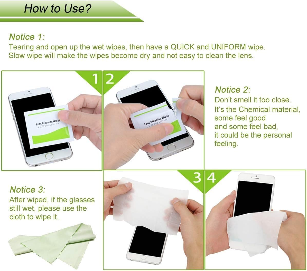 EOTW Screen Cleaner Wipes, Individually Wrapped for Computer, Monitor, Laptop, Ipad, Mobile Phone, LCD TV, Tablet PC, Keyboard Cleaning Kit [Pack of 240]