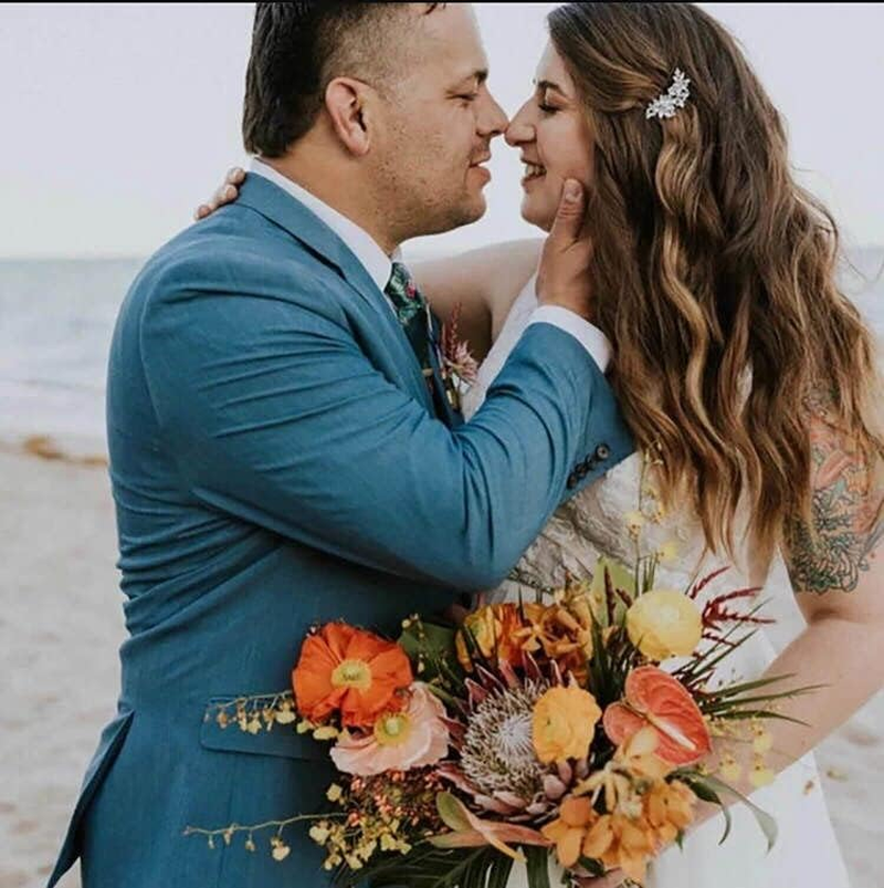 Crystal Flower Bridal Hair Clips(2 Packs)Rhinestone Wedding Hair Clips for Brides image number 5