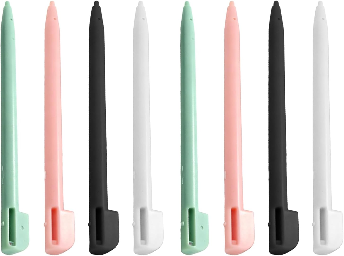 JANGJANG 8Pcs Touch Screen Stylus Pens for NDS, 5Mm Diameter Precision Tips, Compatible with Nintendo DS 3DS NDSL Consoles, 4 Colors in Pink, Blue, Black and White image number 5