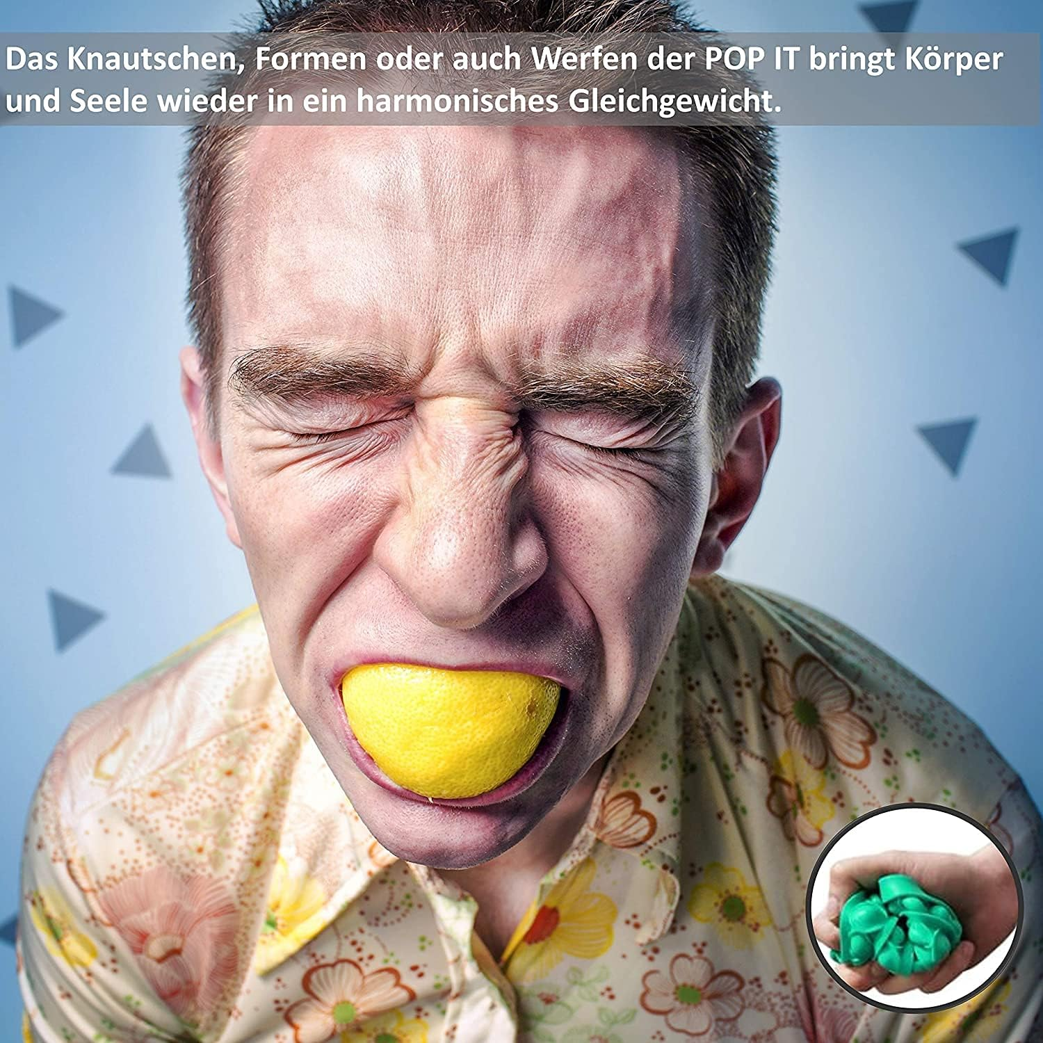 KUNSTIFY Pop Fidget Toys, Anti-Stress Toy for Adults & Children - Rainbow Ice