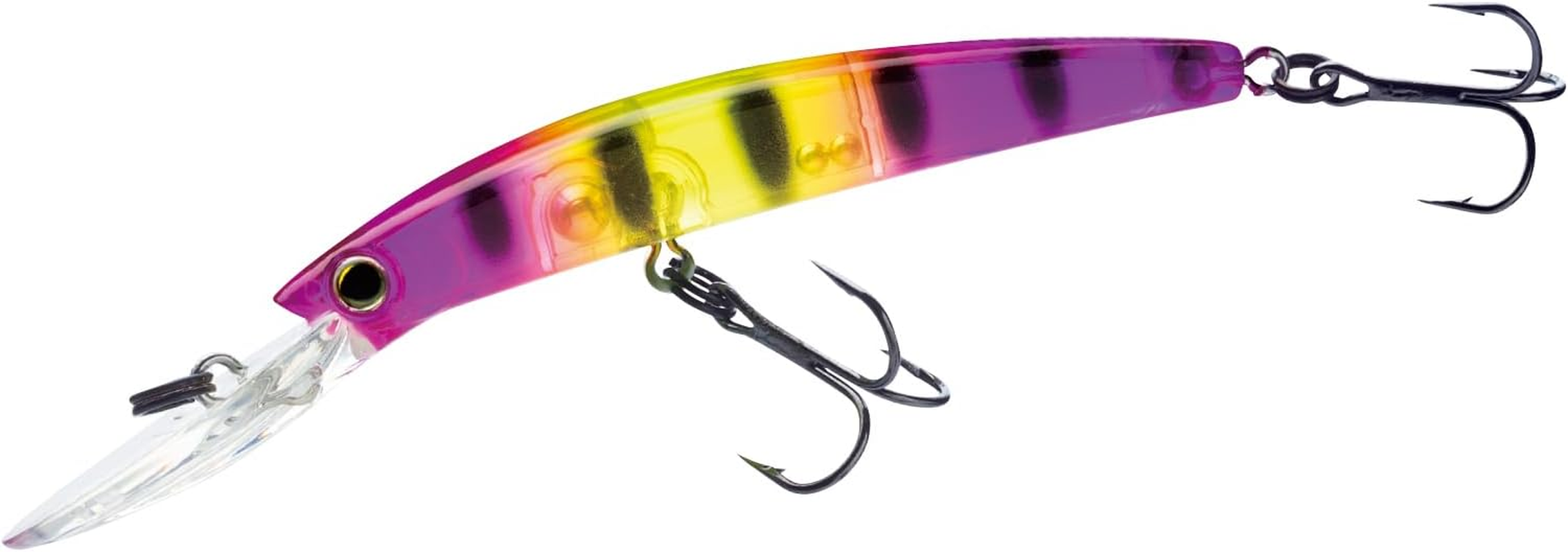 Yo-Zuri Crystal Minnow Deep Diver Walleye (F) 90Mm 3-1/2" Acid Perch Floating Deep Diver Lure image number 3